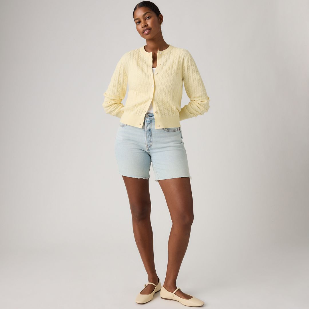 Levi's 501 Original Fit Mid-Thigh Lightweight Women's Shorts 26