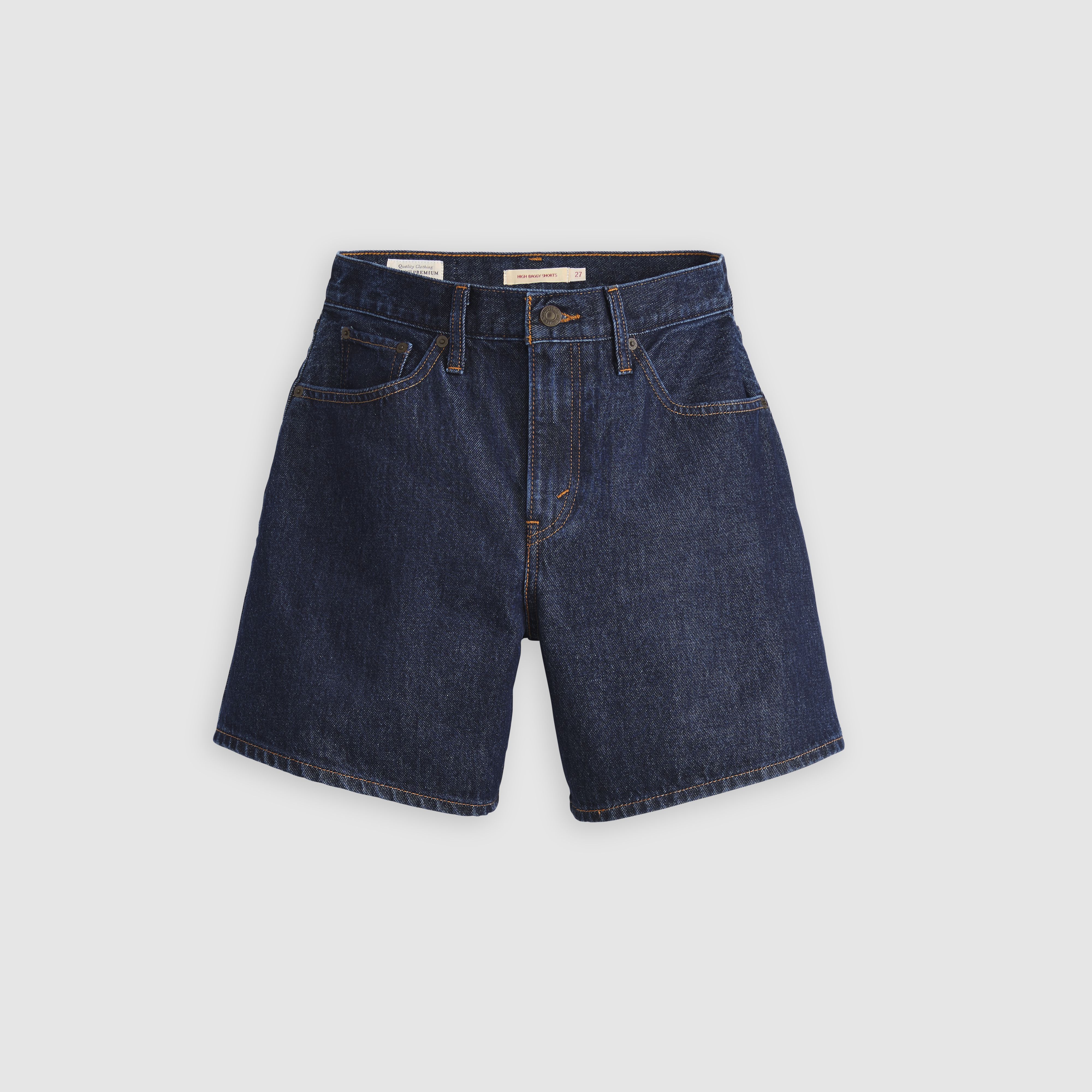 High Rise Baggy Shorts 6