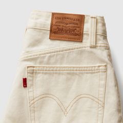 High Rise Baggy Women's Shorts — Snowing In LA - White 7