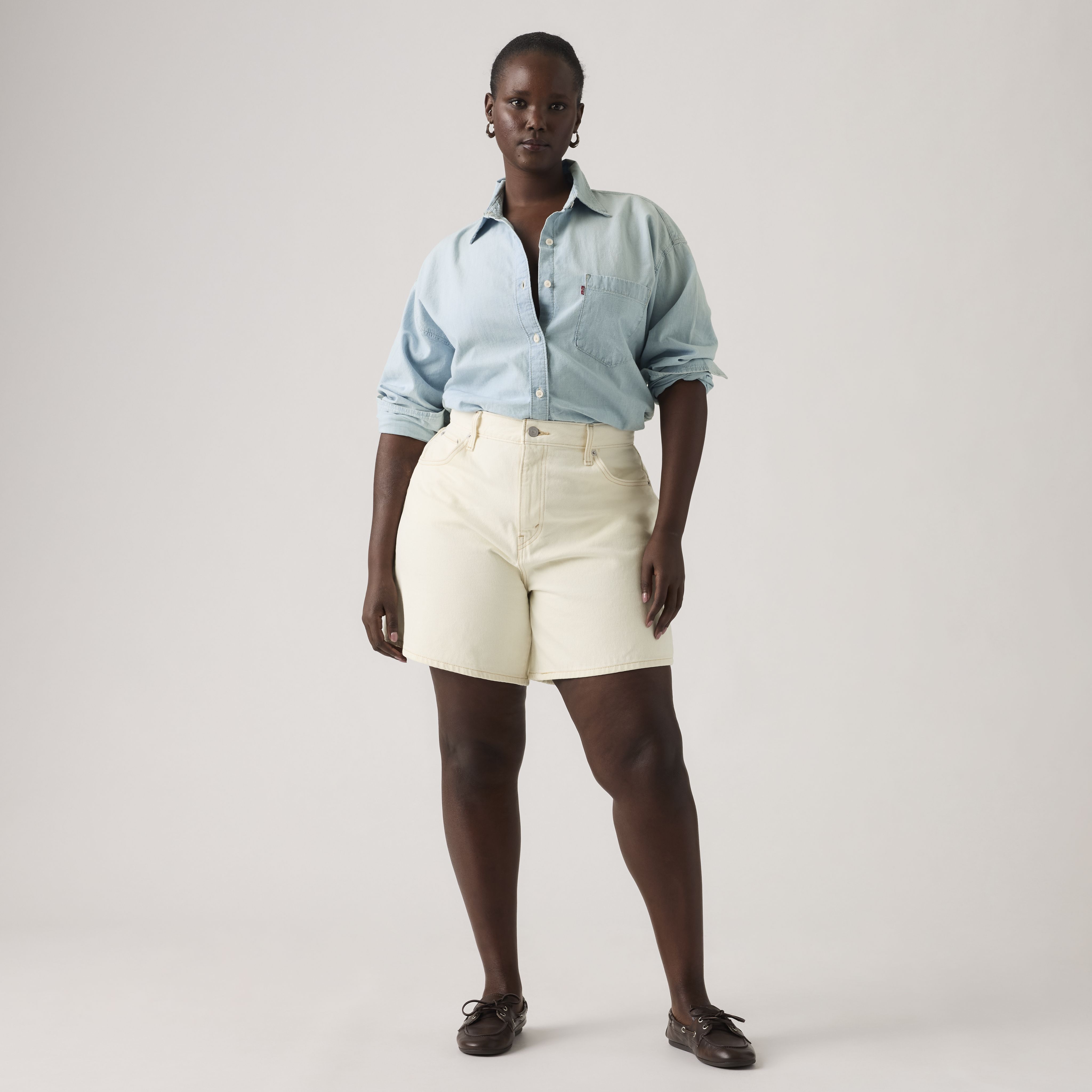 High Rise Baggy Women's Shorts 8