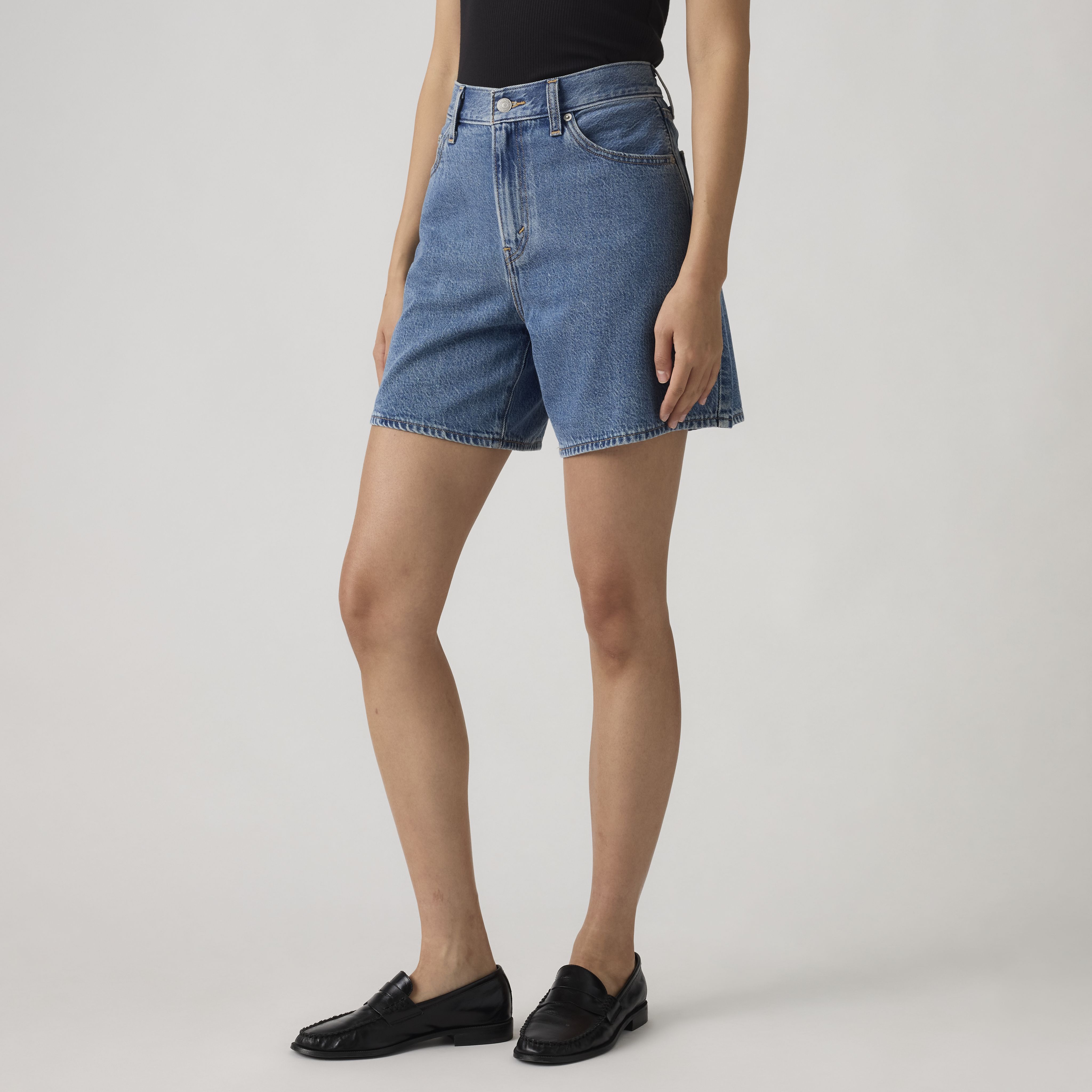 High Rise Baggy Women's Shorts 2