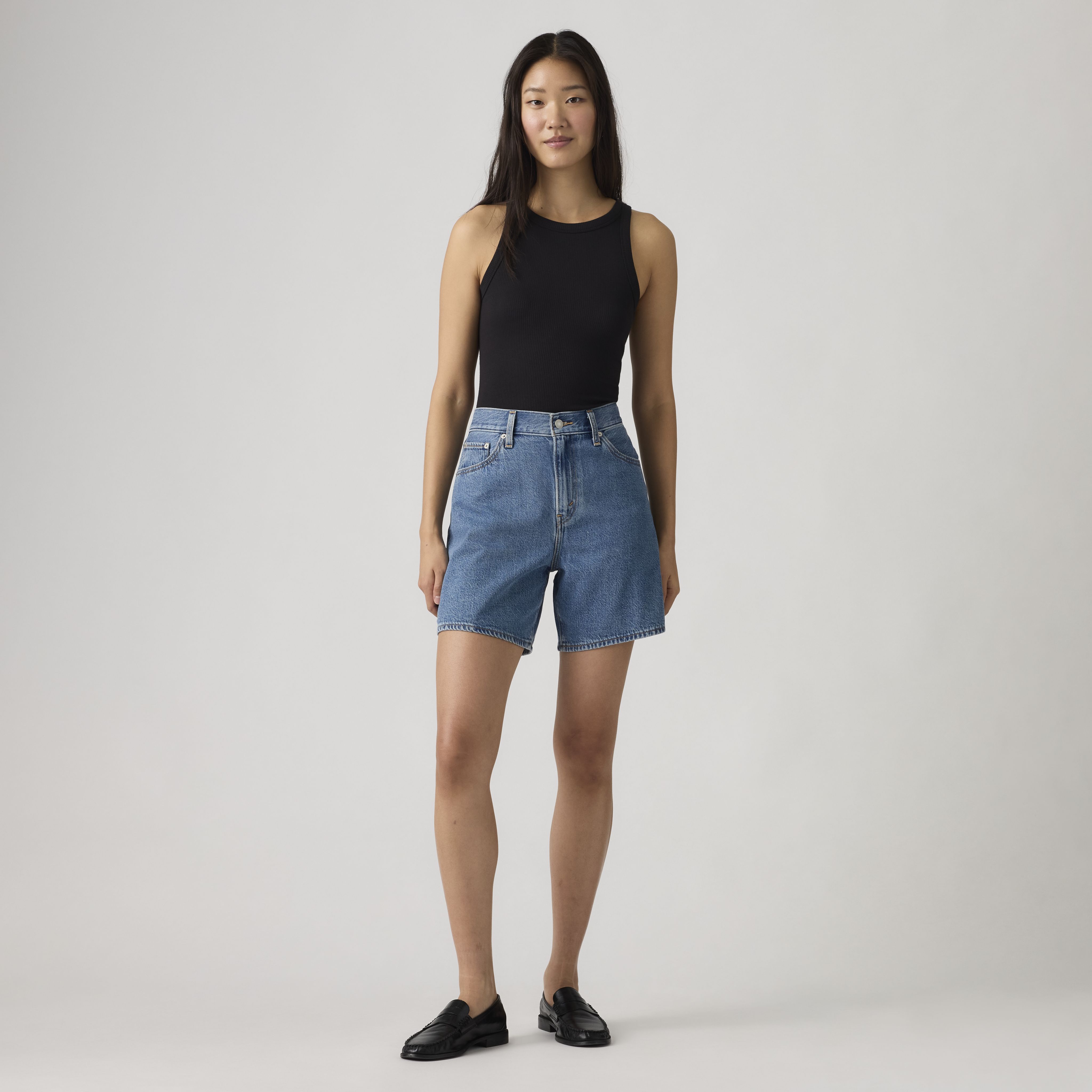 High Rise Baggy Women's Shorts 5