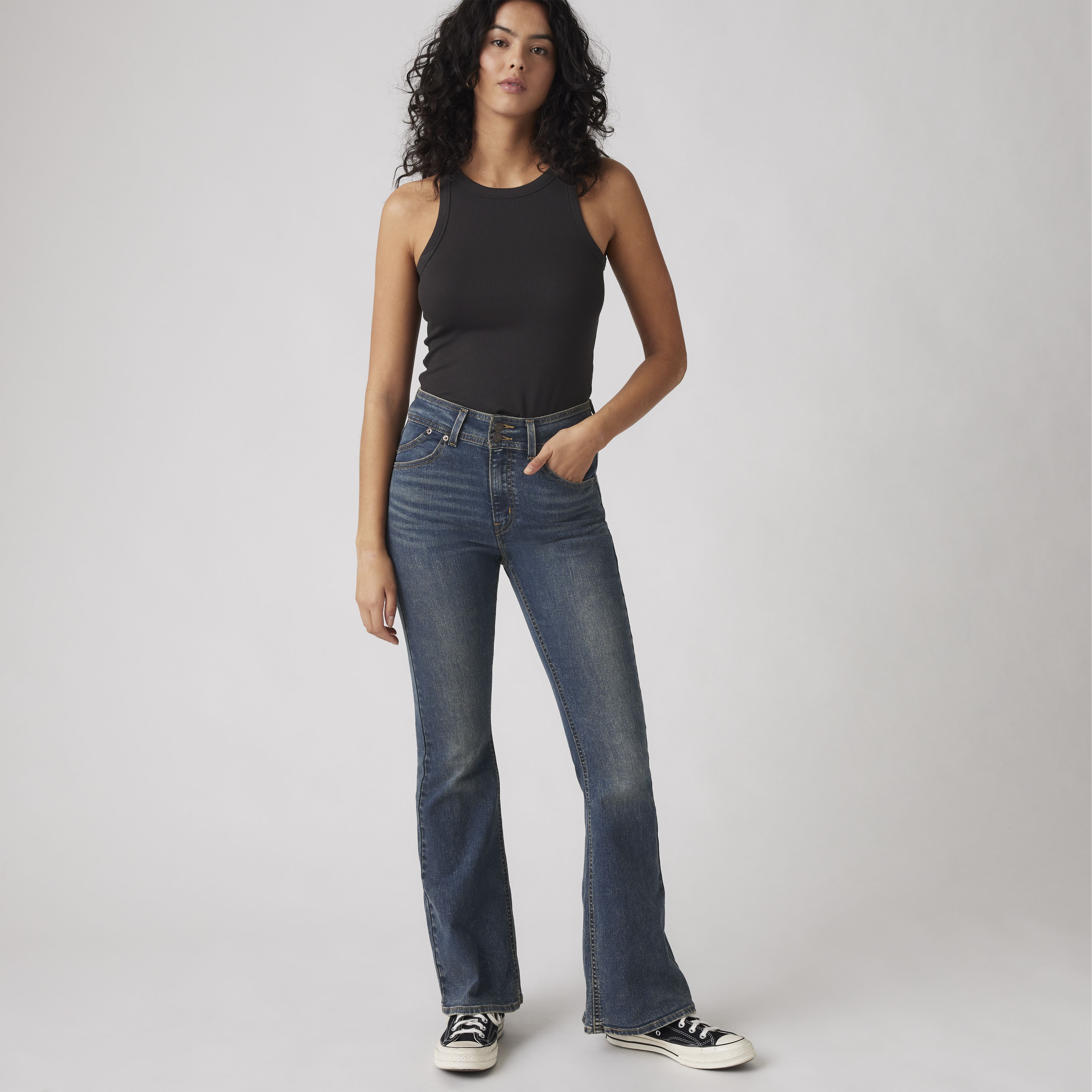 Retro 726 High Rise Flare Women's Jeans 1