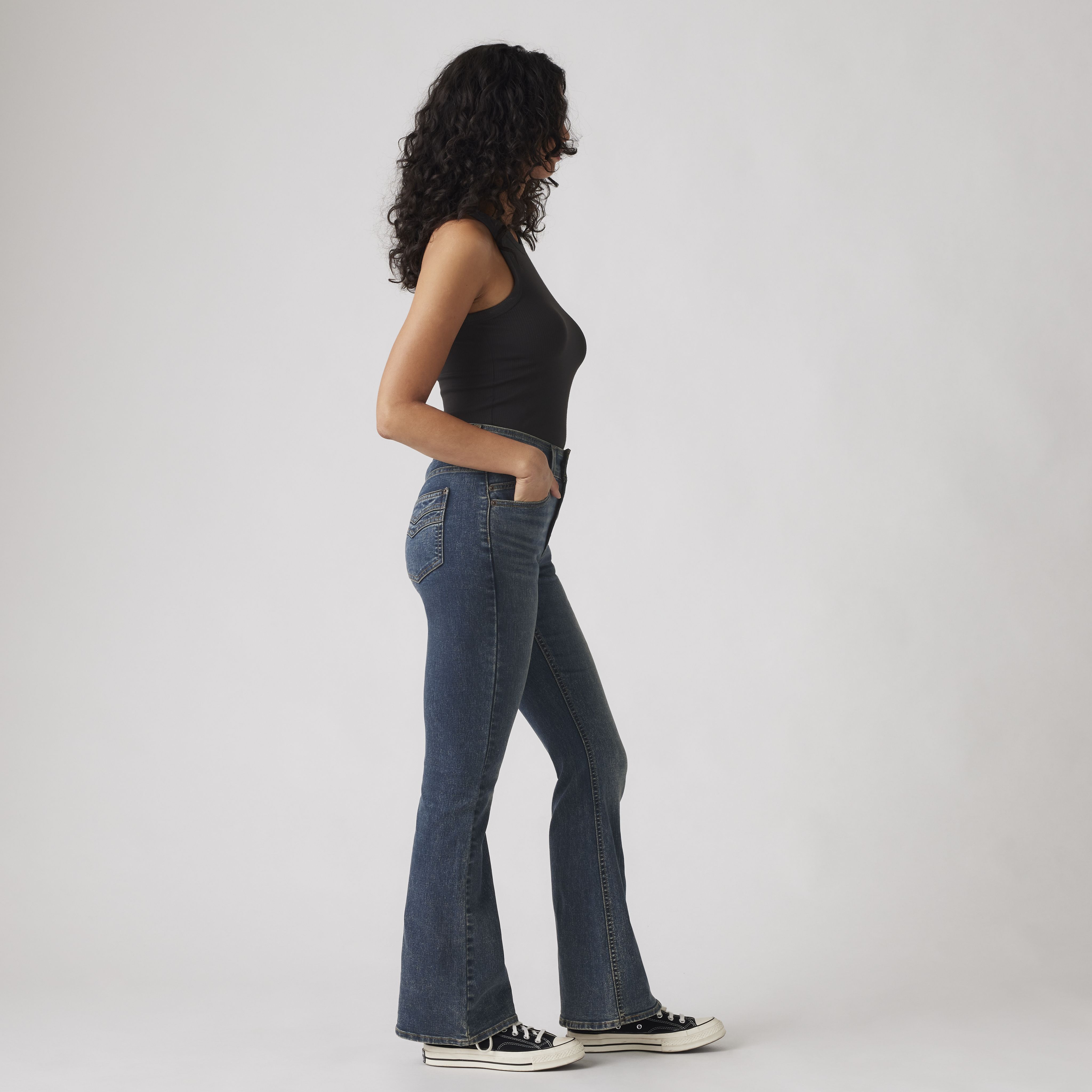 Retro 726 High Rise Flare Women's Jeans 4