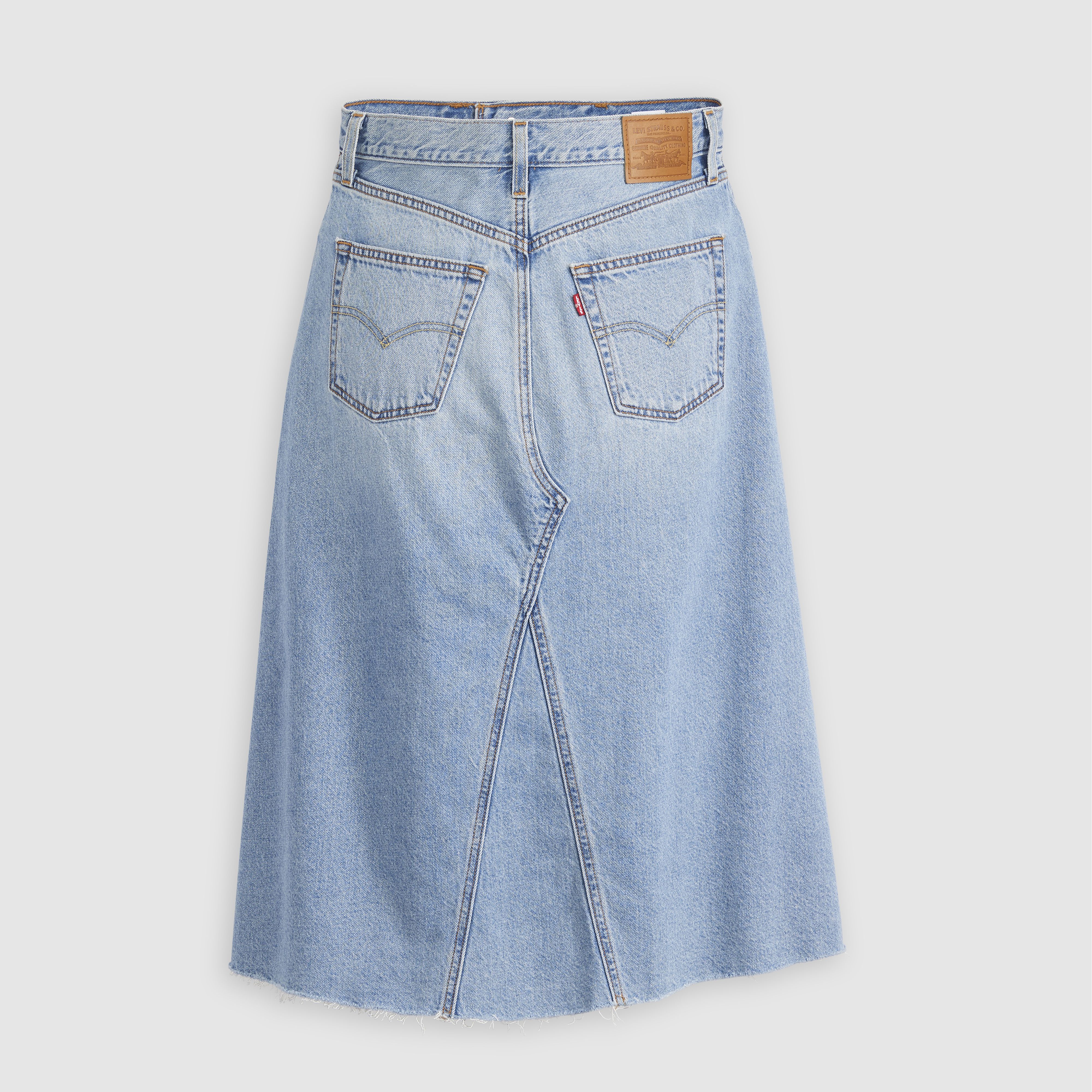 Jupe taille haute à ligne en A 7