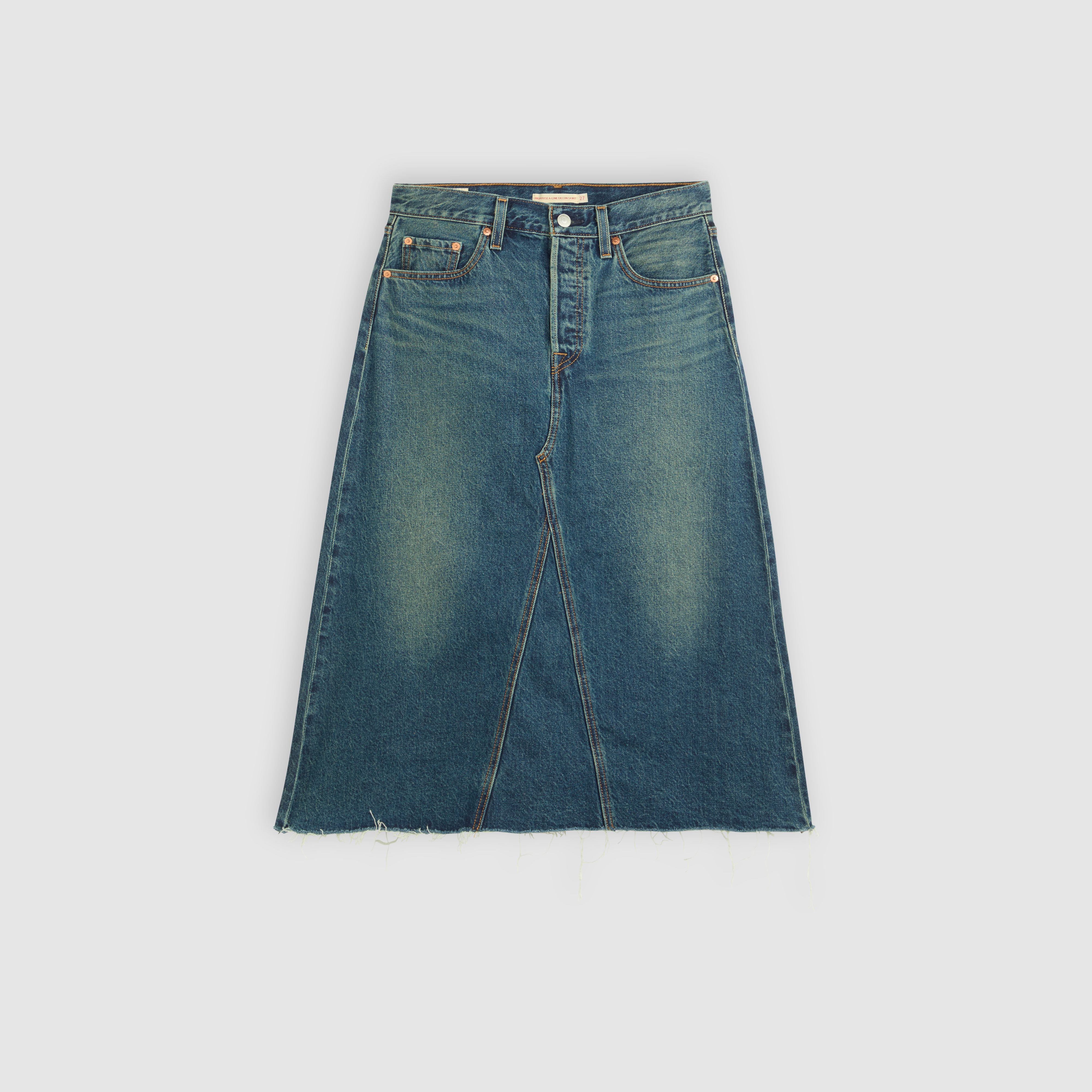 High-Rise A-Line Decon Skirt 6