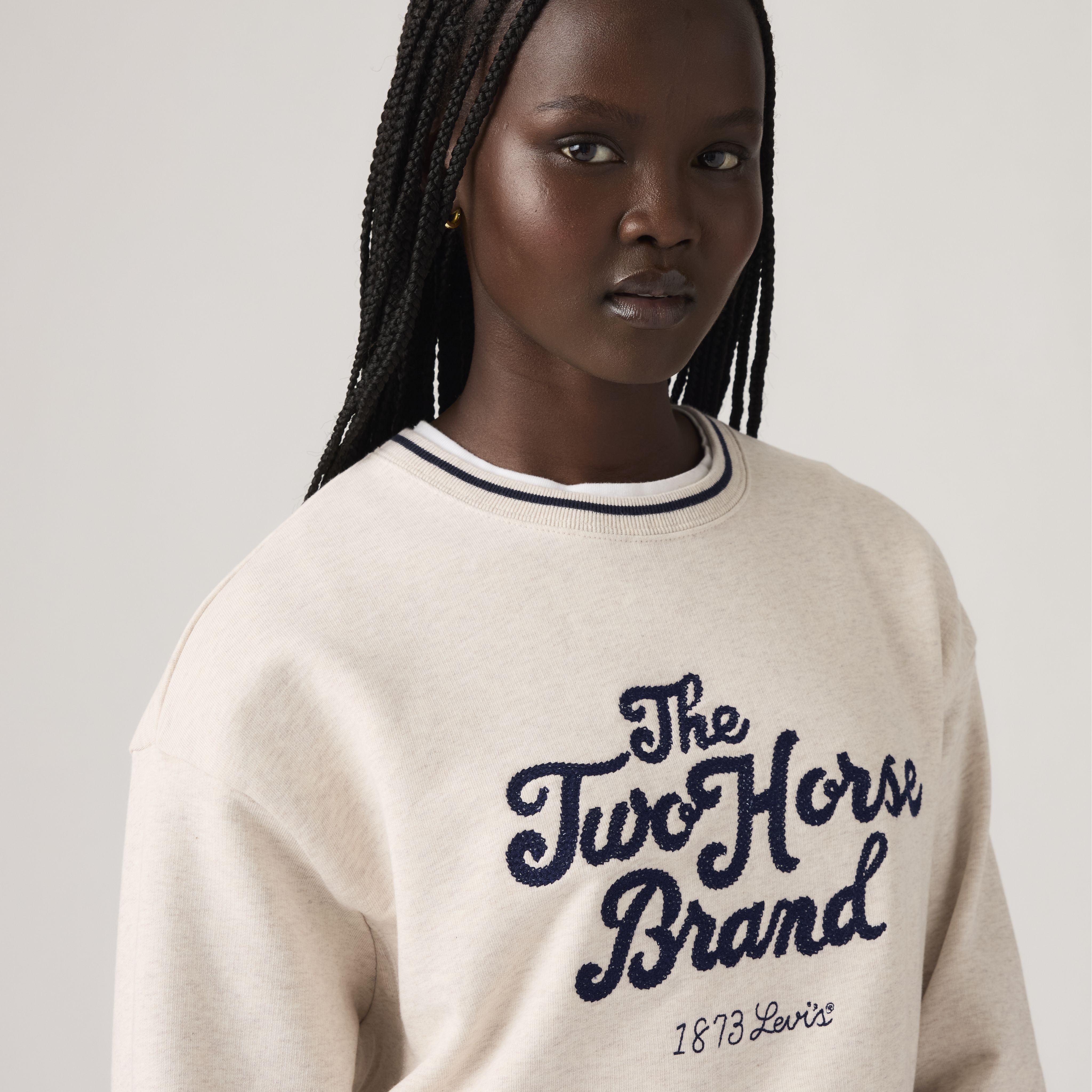 Graphic Heritage Sport Crewneck Sweatshirt 1