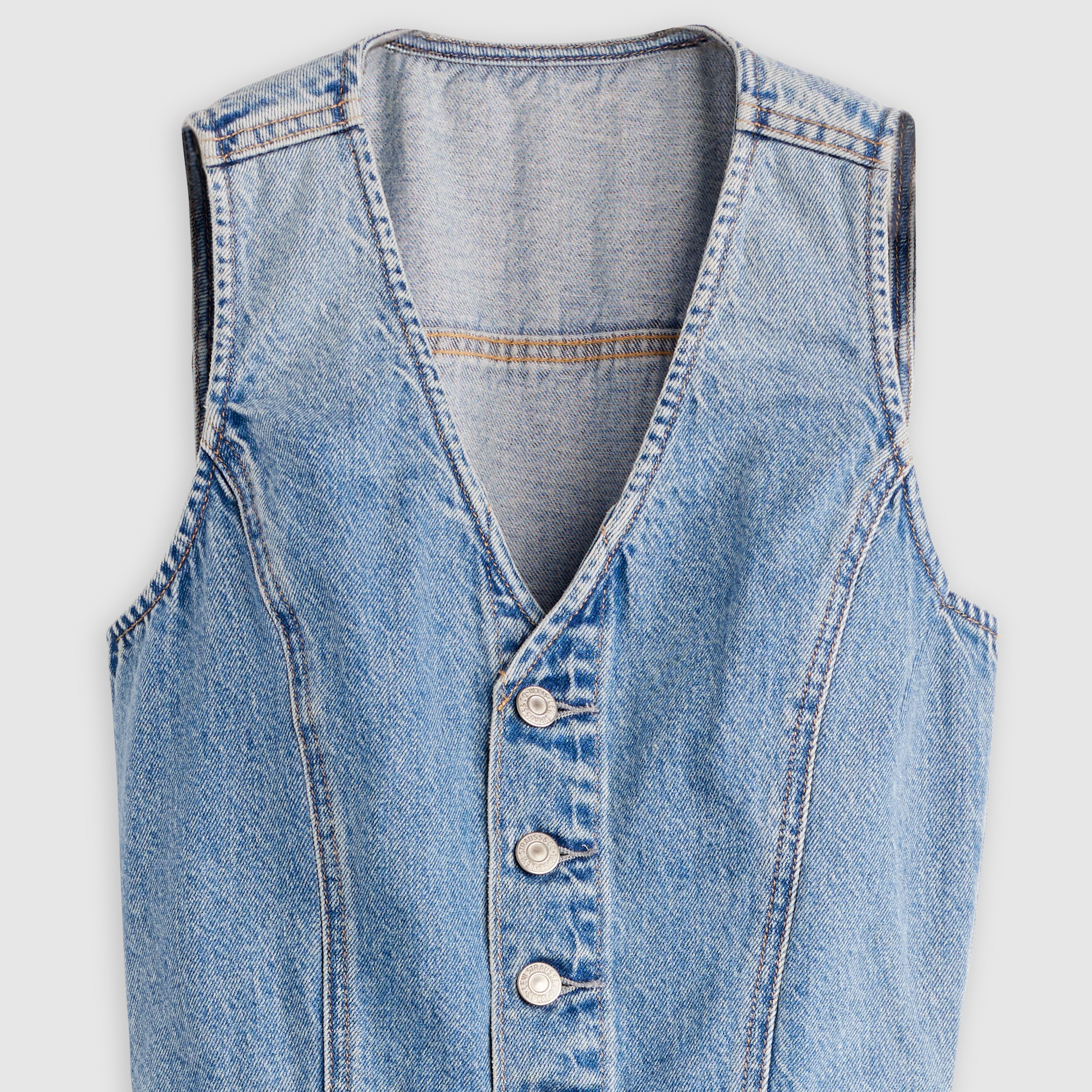 Denim Wide-Leg Jumpsuit