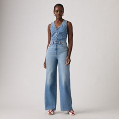 Denim Wide-Leg Jumpsuit — Own It Jumpsuit - Medium Wash 3