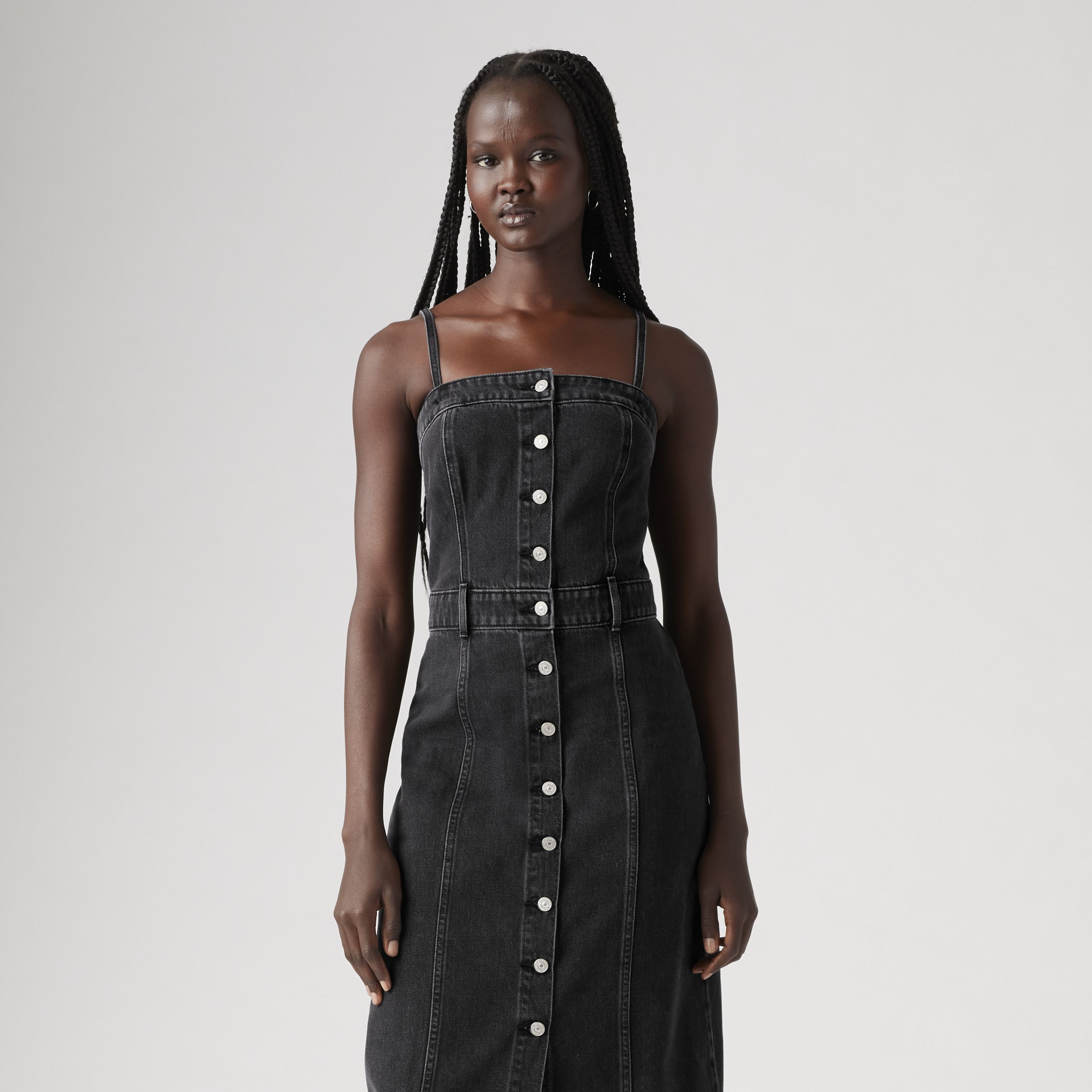Denim Bustier Dress 2