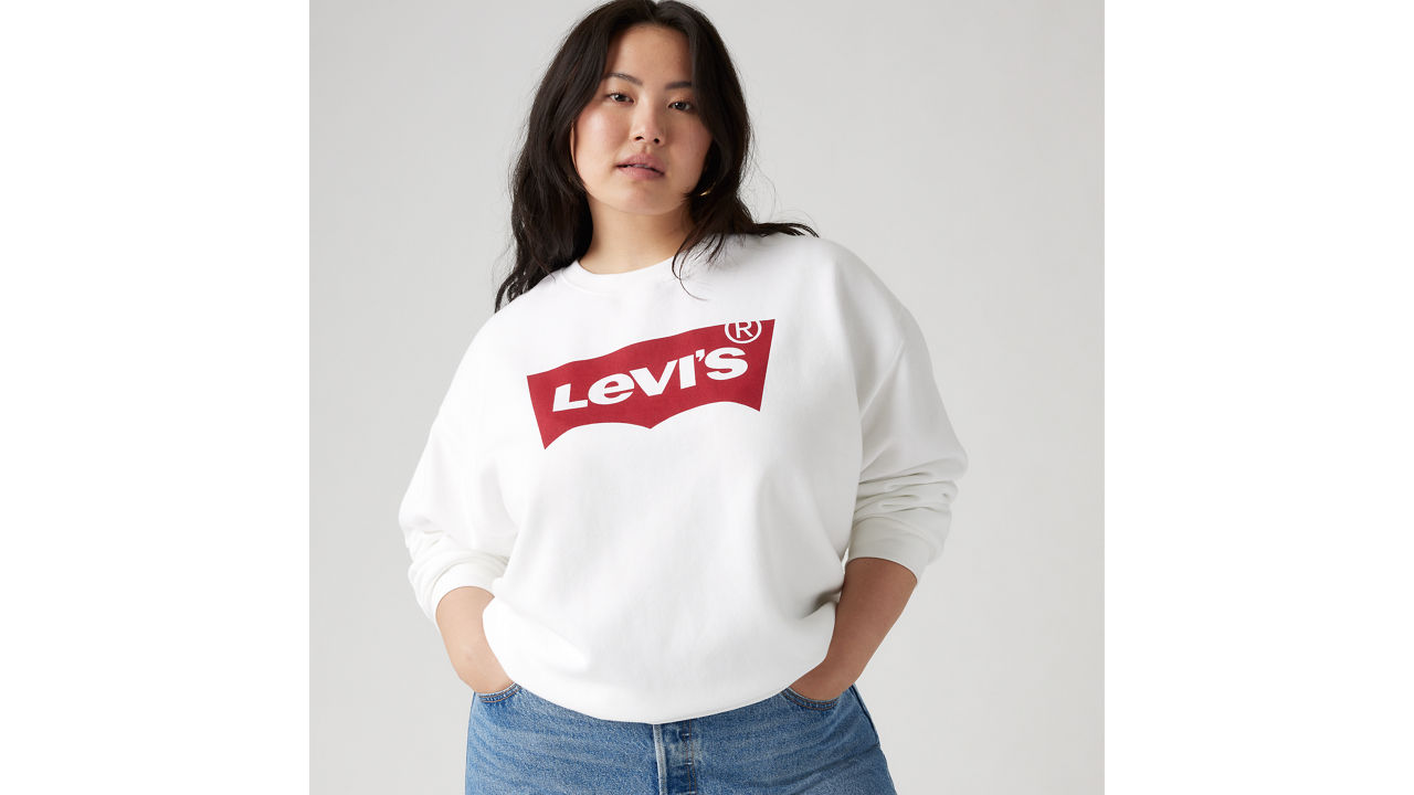 Graphic Everyday Crewneck Sweatshirt (Plus Size) 1