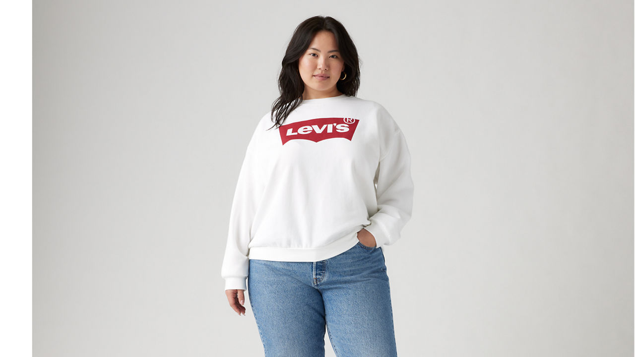 Graphic Everyday Crewneck Sweatshirt (Plus Size) 2