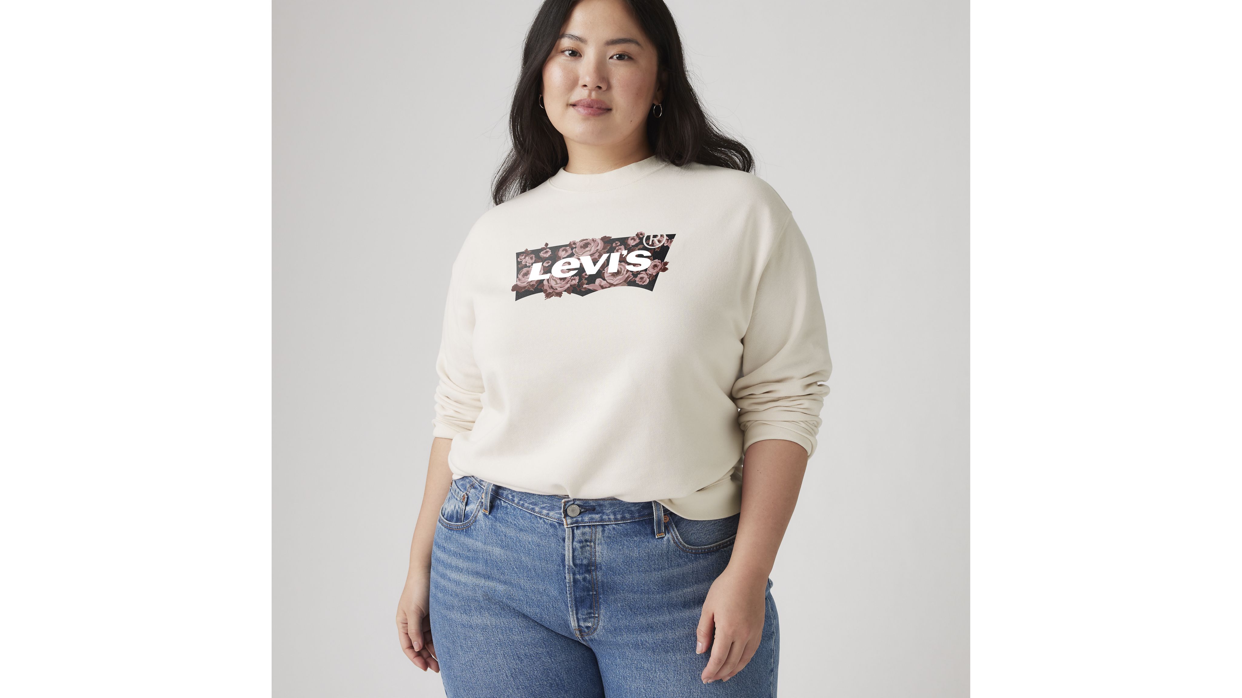 Everyday Crewneck Sweatshirt (Plus Size) 1