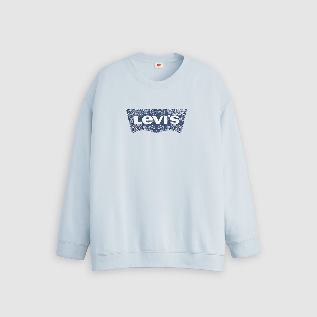 Graphic Logo Everyday Sweatshirt (Plus Size) — Plus Crew Bandana Fi - Blue