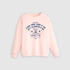Graphic Logo Everyday Sweatshirt (Plus Size) — Plus Crew Boot Poste - Pink 5