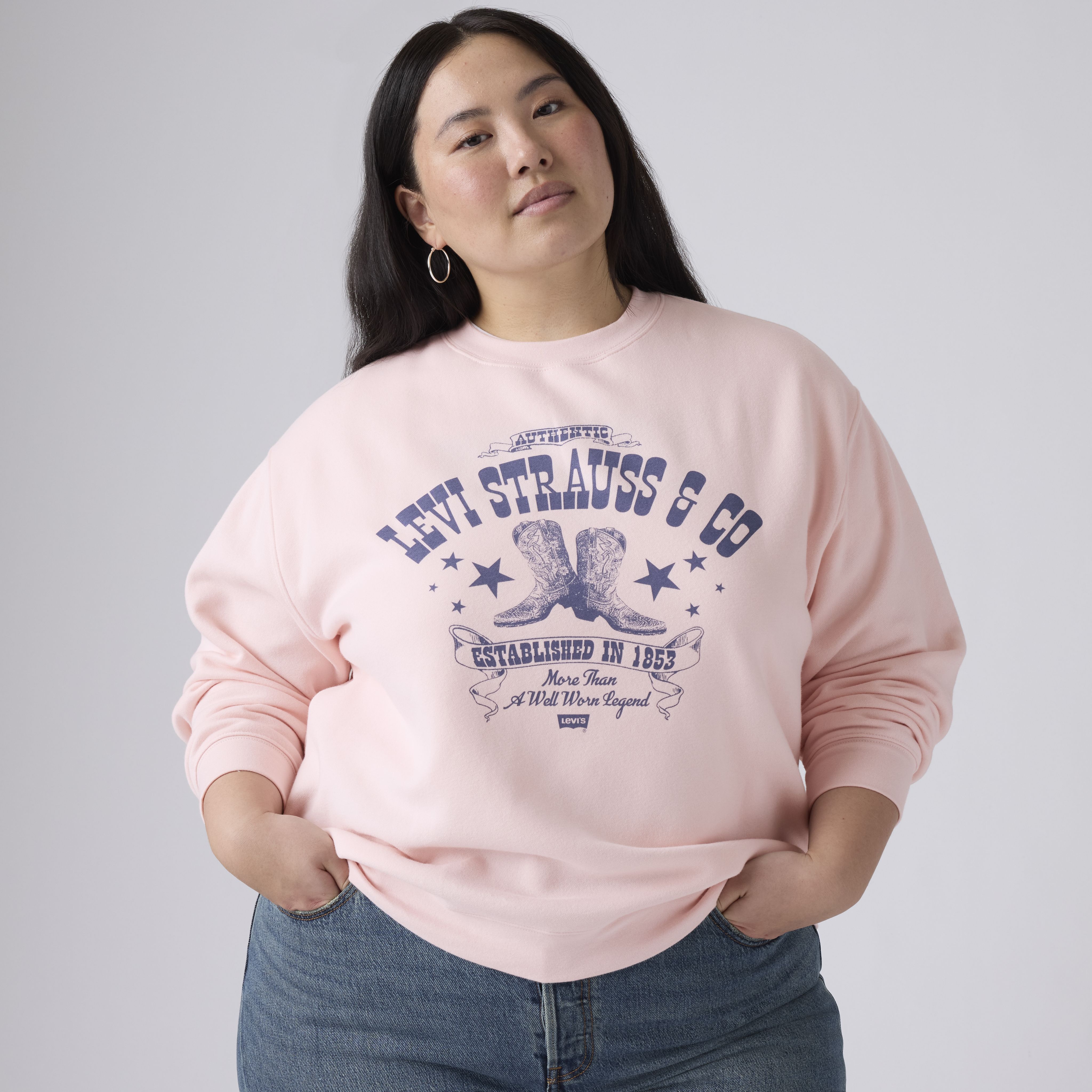 Graphic Everyday Sweatshirt (Plus Size) 1