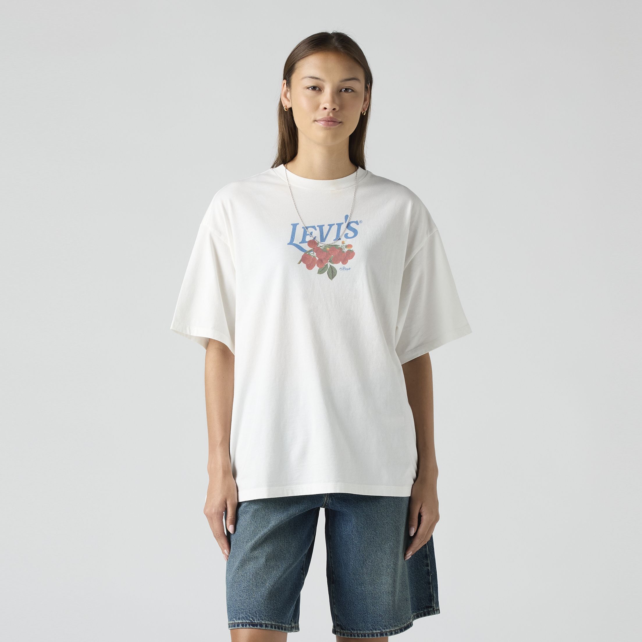 Short Stack T-shirt med tryck 2