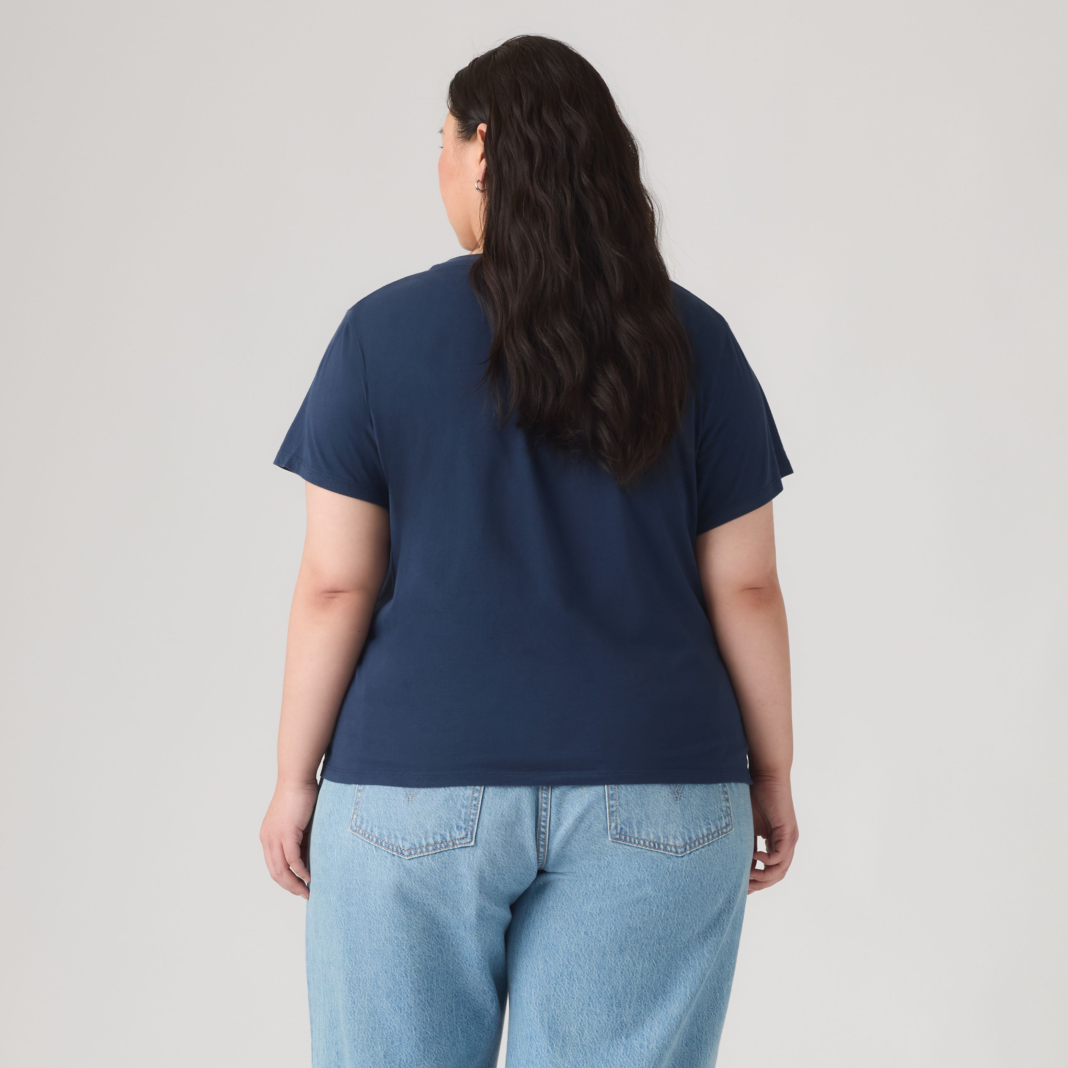 Perfect V-Neck Tee (Plus Size) 4