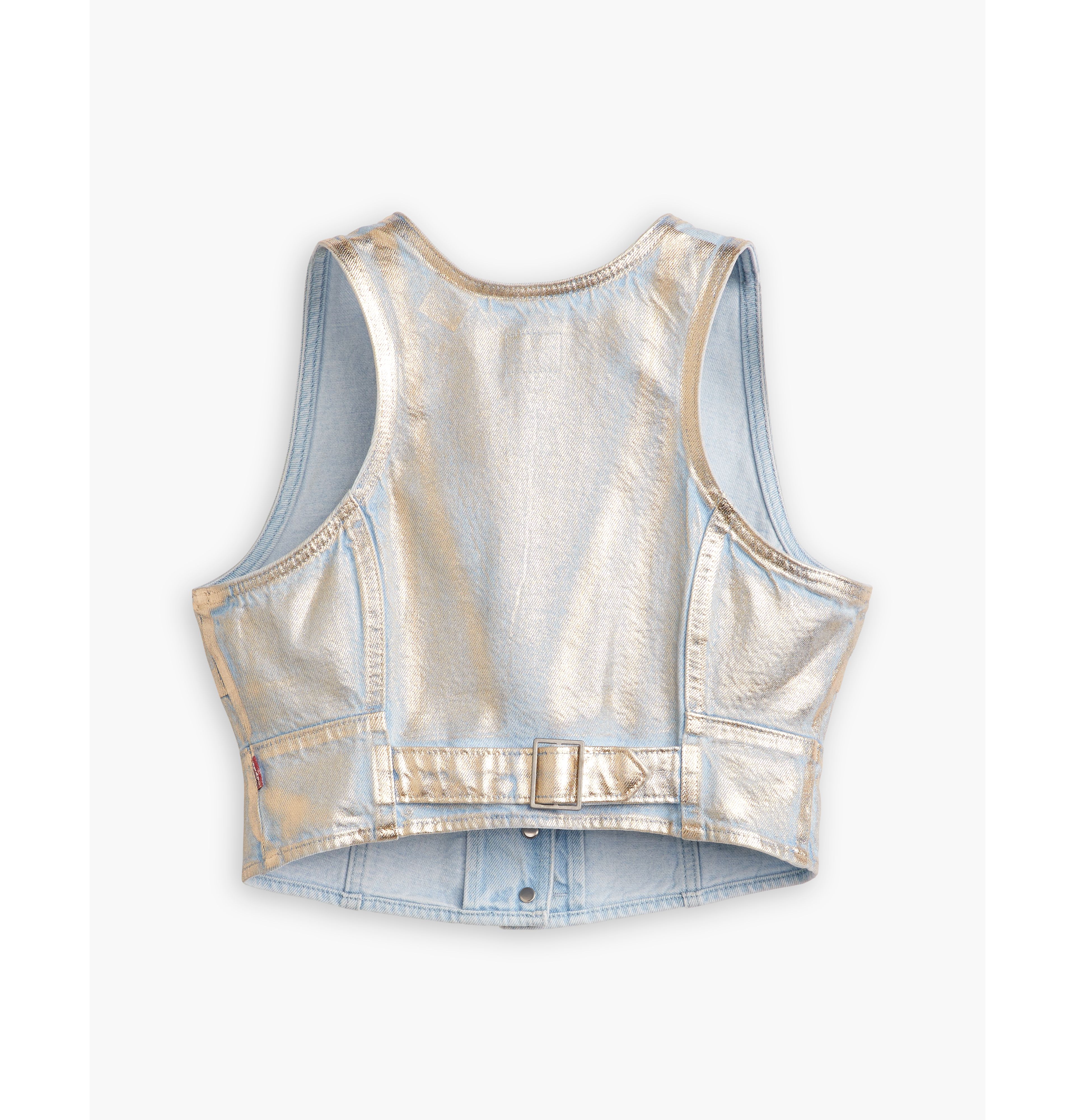 Mona Denim Corset Top