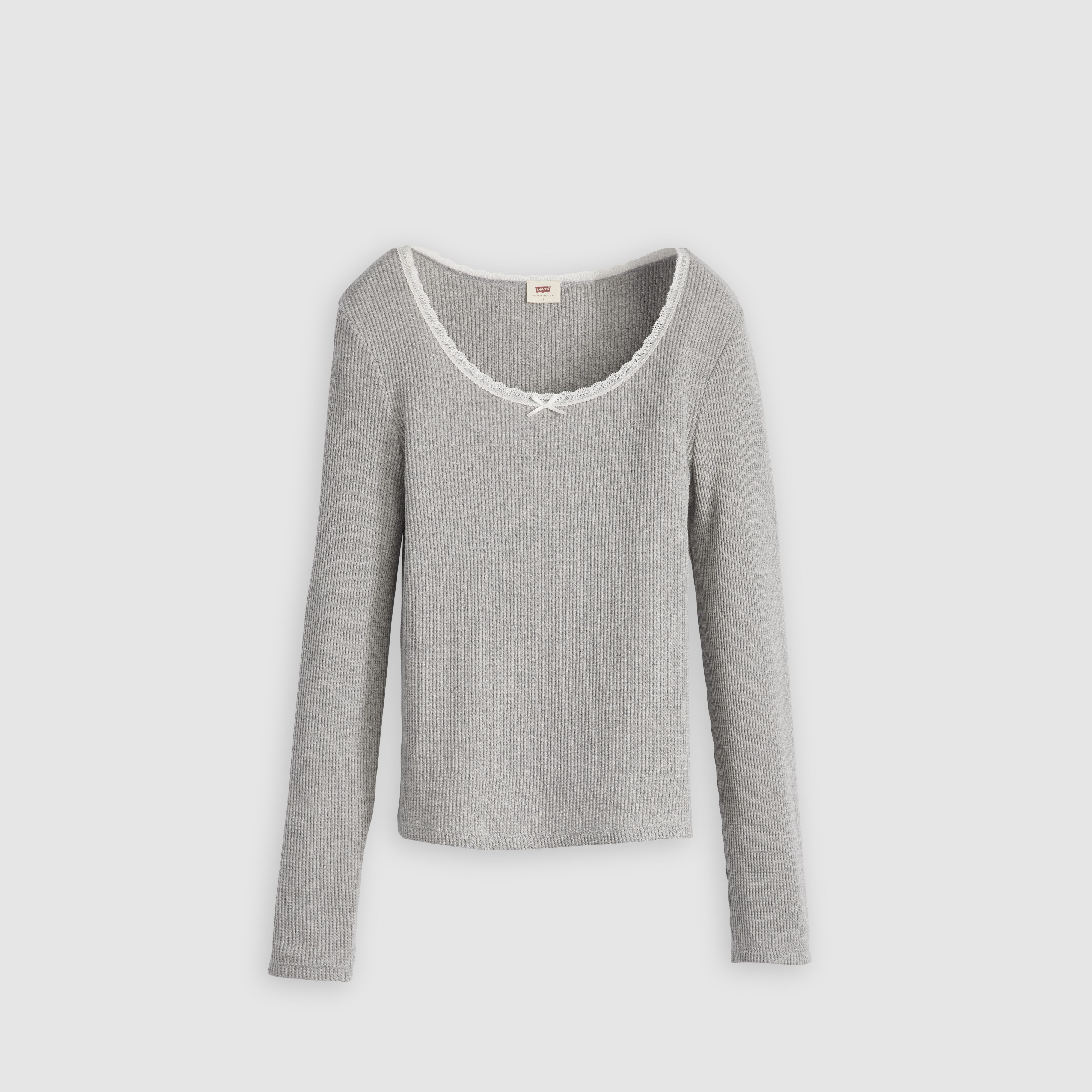 きき新品タグ付き⭐︎Waffle Long Sleeve Tops Dry Goods Waffle Long Sleeve T-shirt - Grey | Levi's® US
