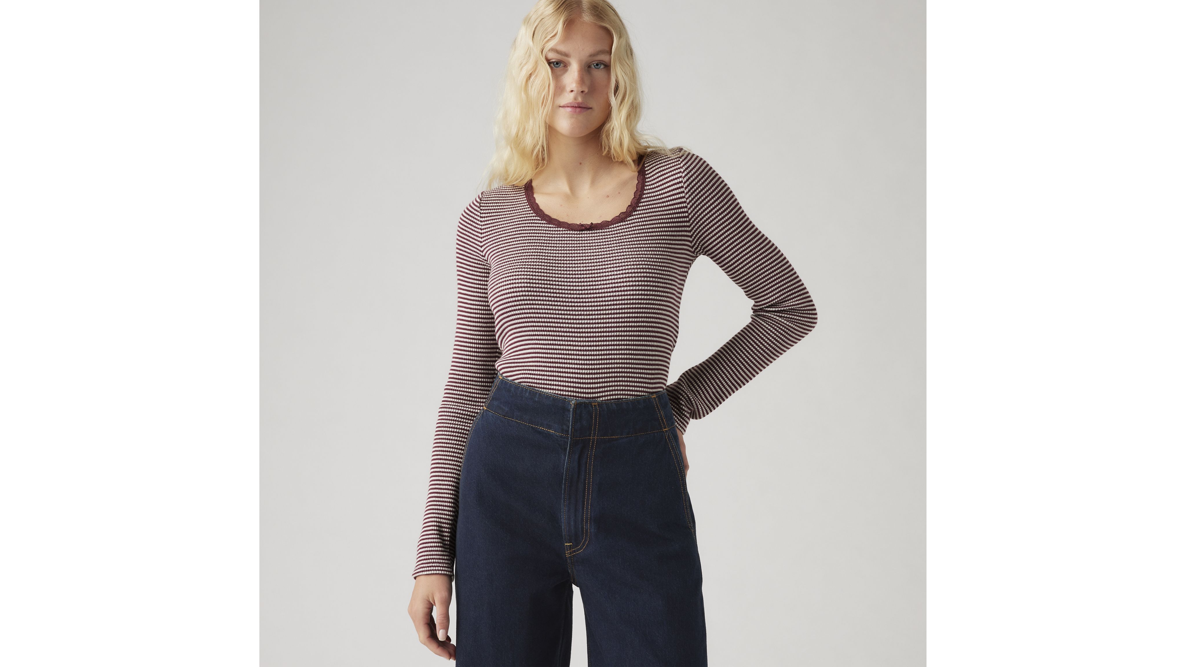 Dry Goods Waffle Long Sleeve T-Shirt 1