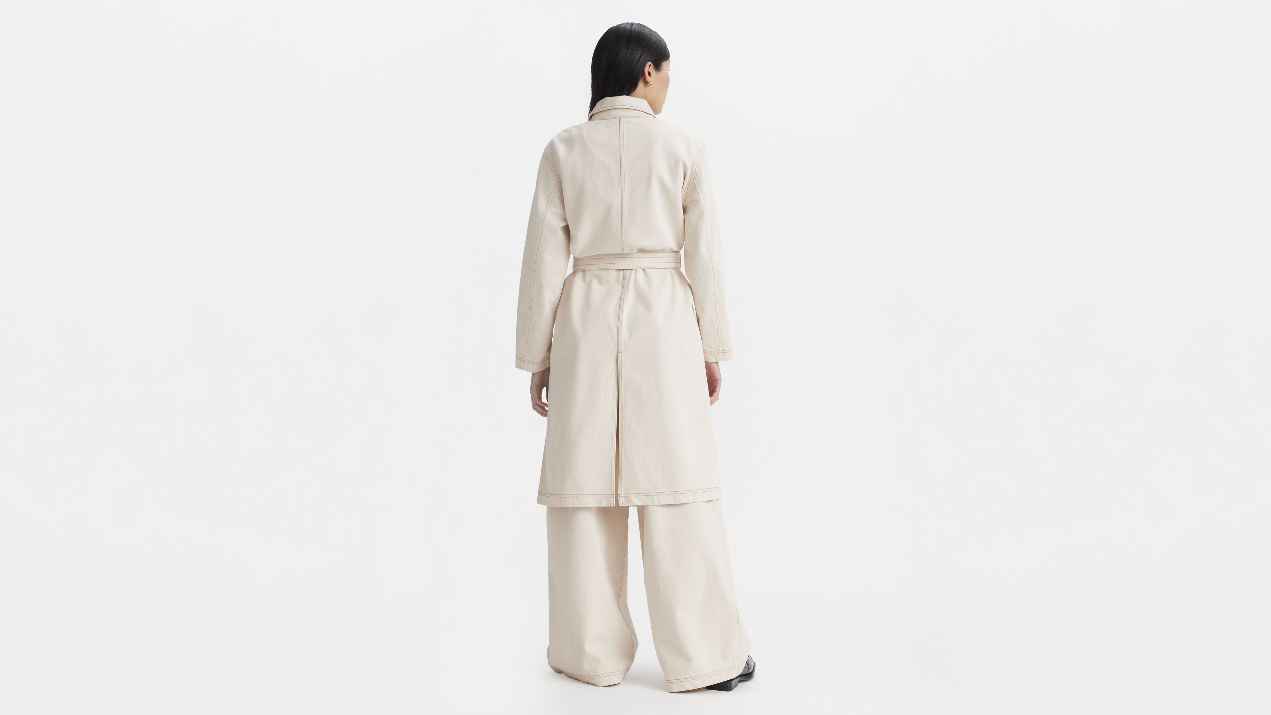 Japanese Denim Surplus Trench Coat 3