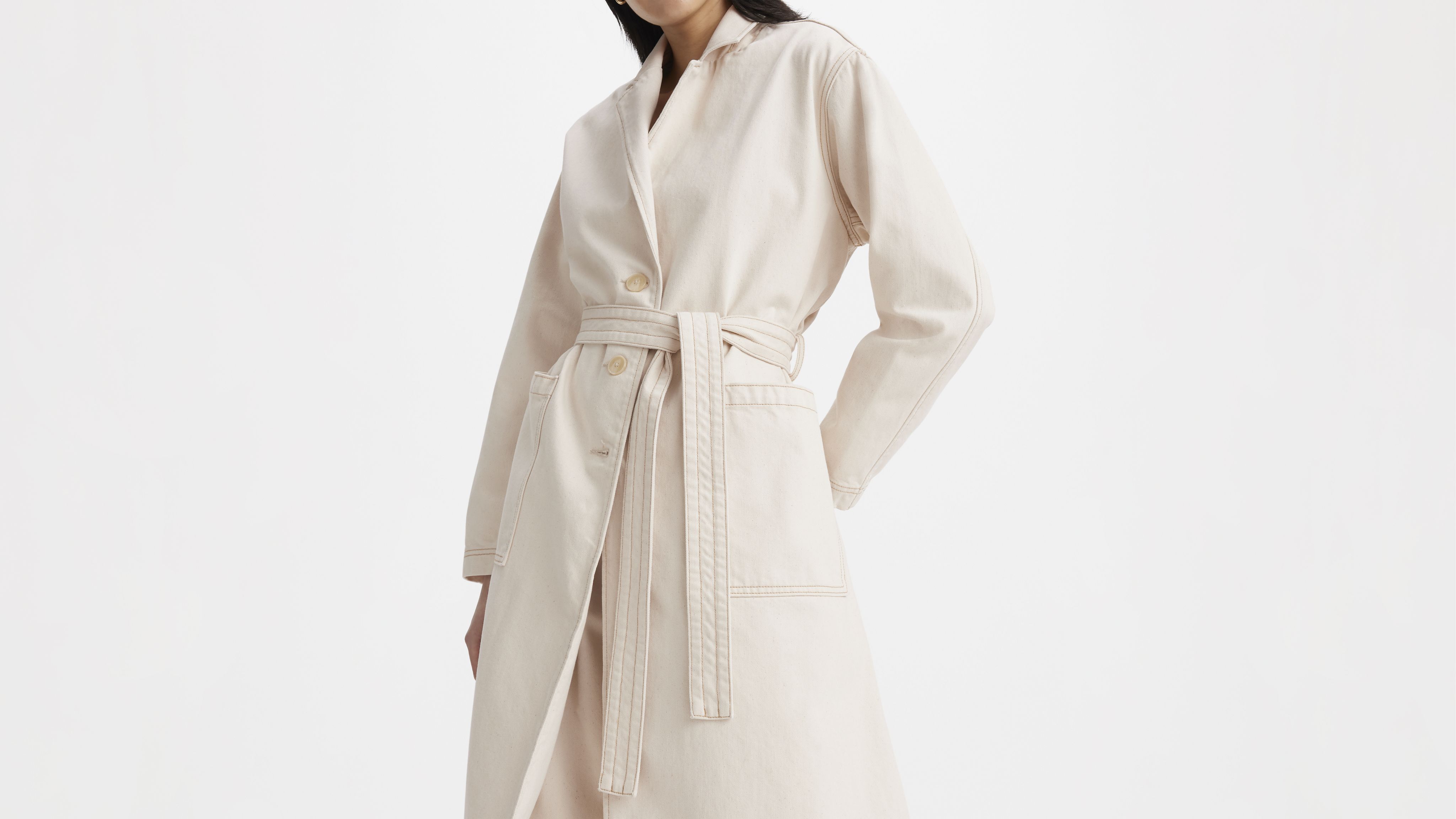 Japanese Denim Surplus Trench Coat 4