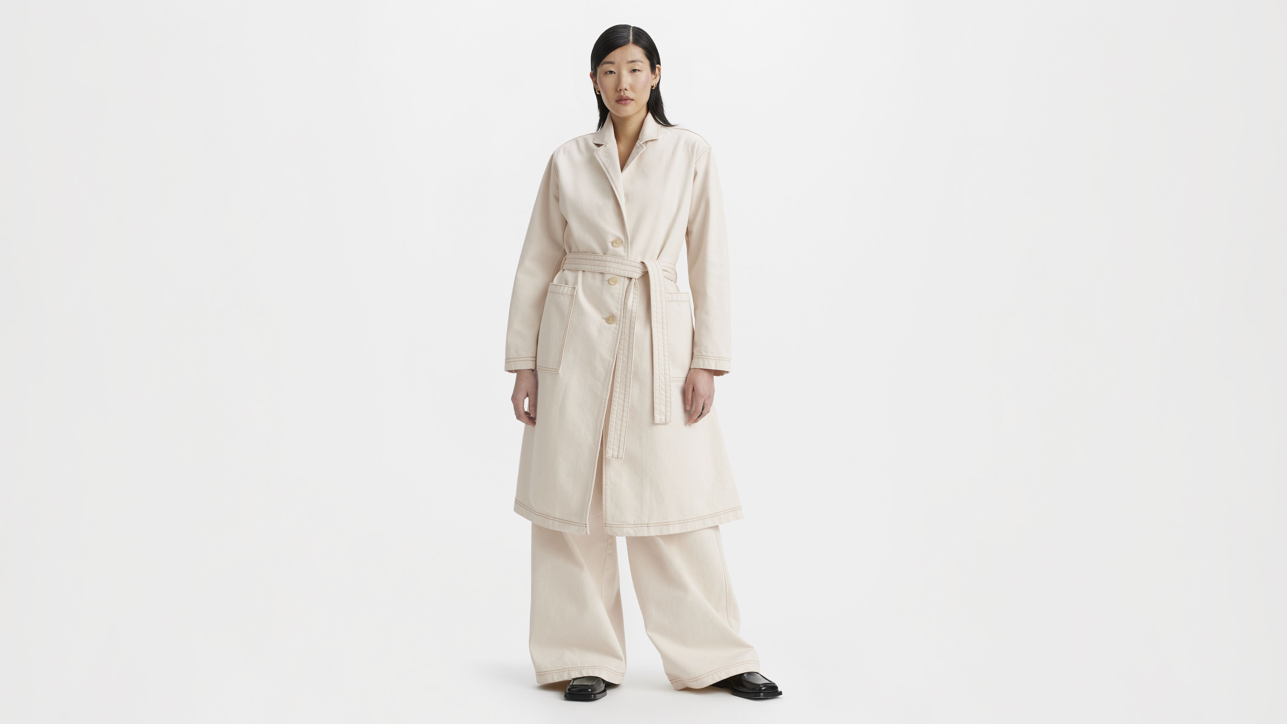 Japanese Denim Surplus Trench Coat 2