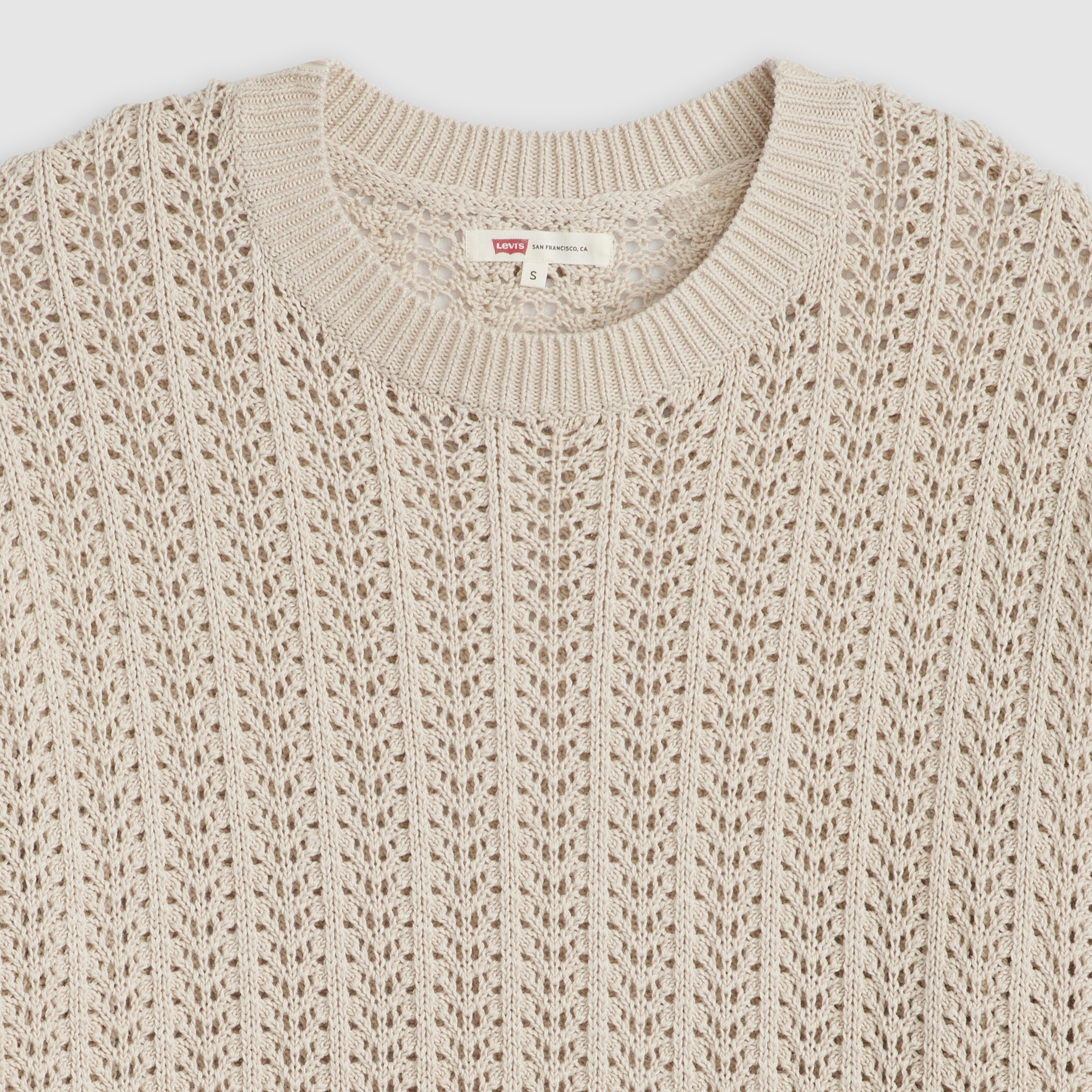 Sunrise Cotton Linen Crochet Sweater 6
