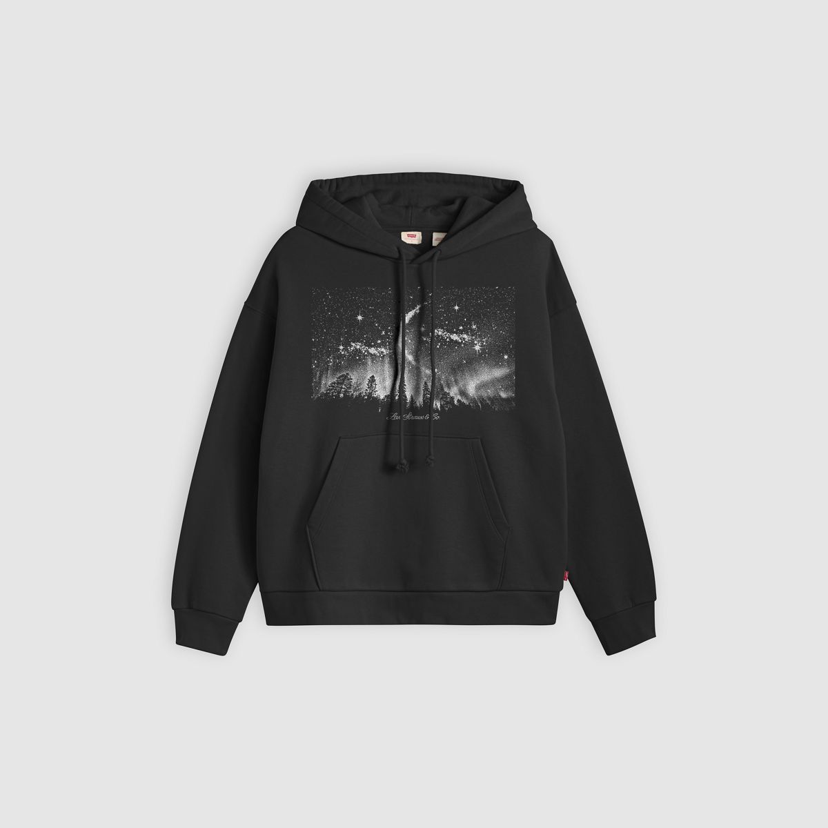 Graphic Salinas Hoodie — Moonlight Pirata Black - Black