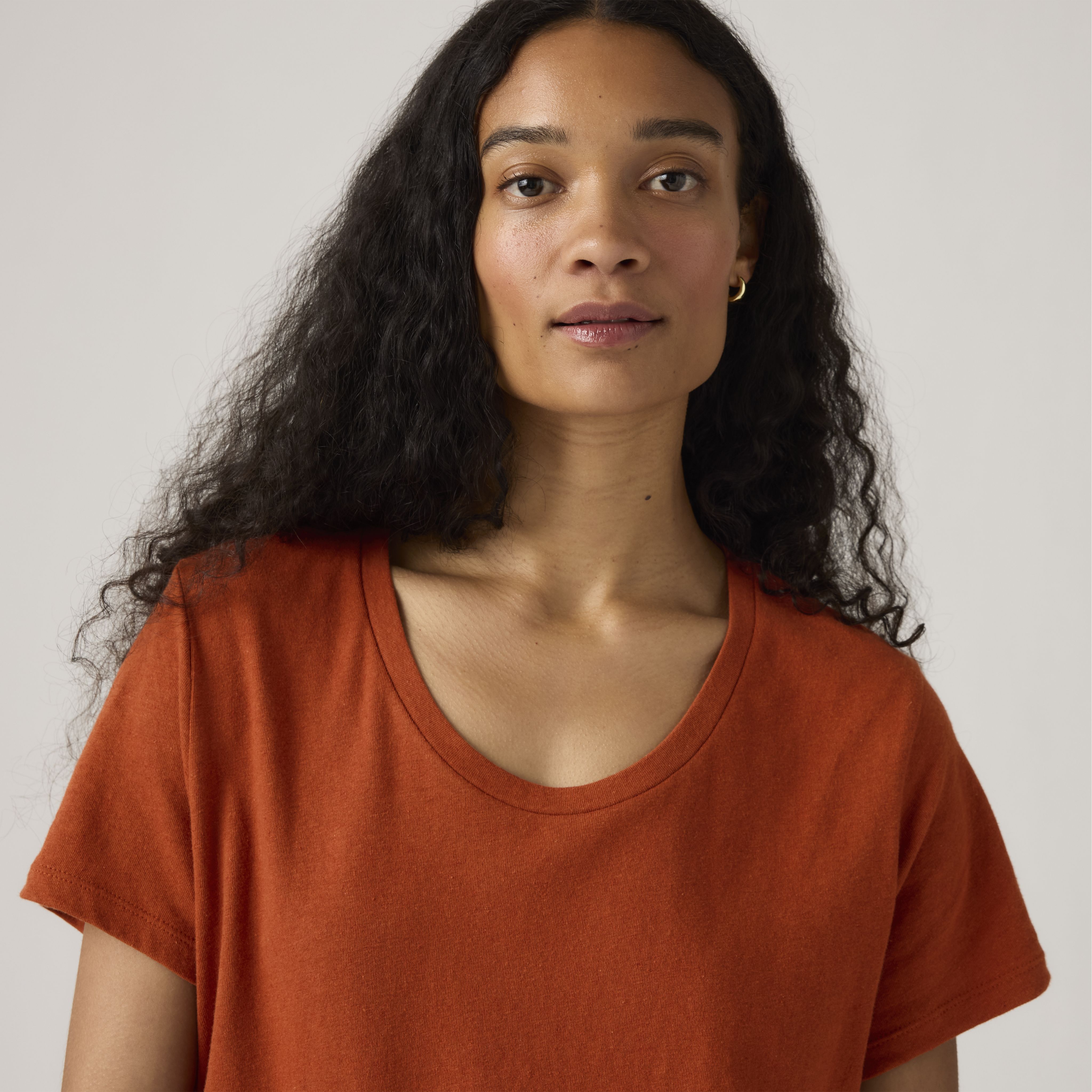Bridget Cotton Linen Short Sleeve T-Shirt 2