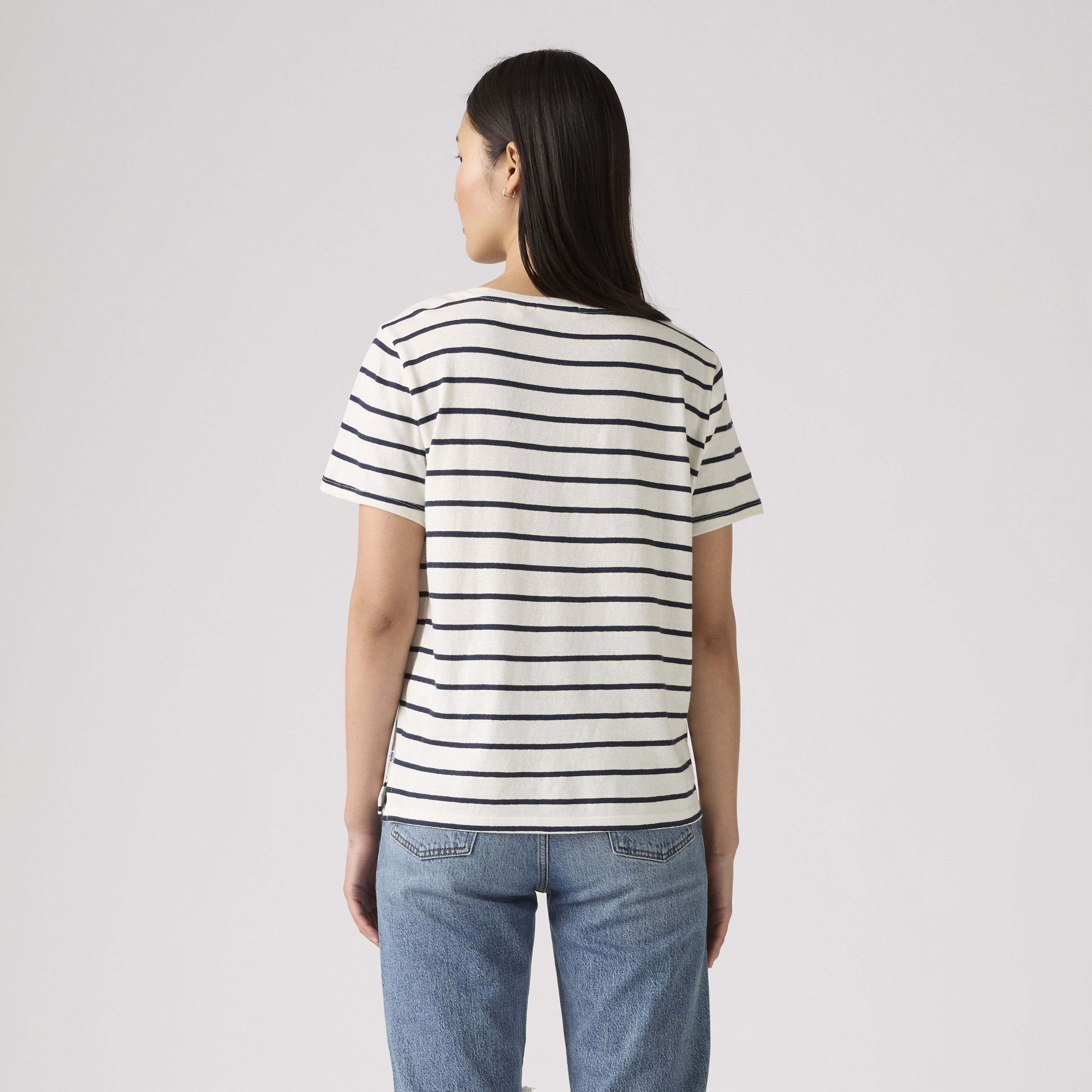 Bridget Cotton Linen Short Sleeve T-Shirt 3