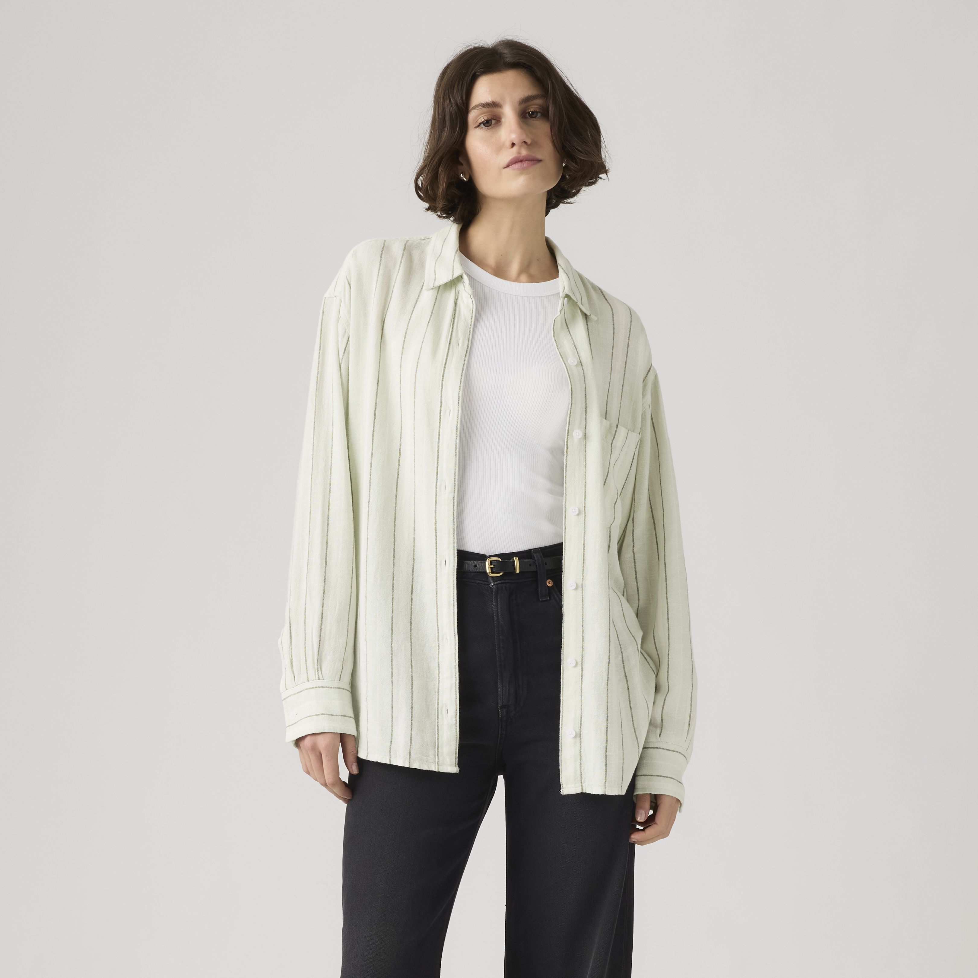 Harlie Linen Boyfriend Shirt 6