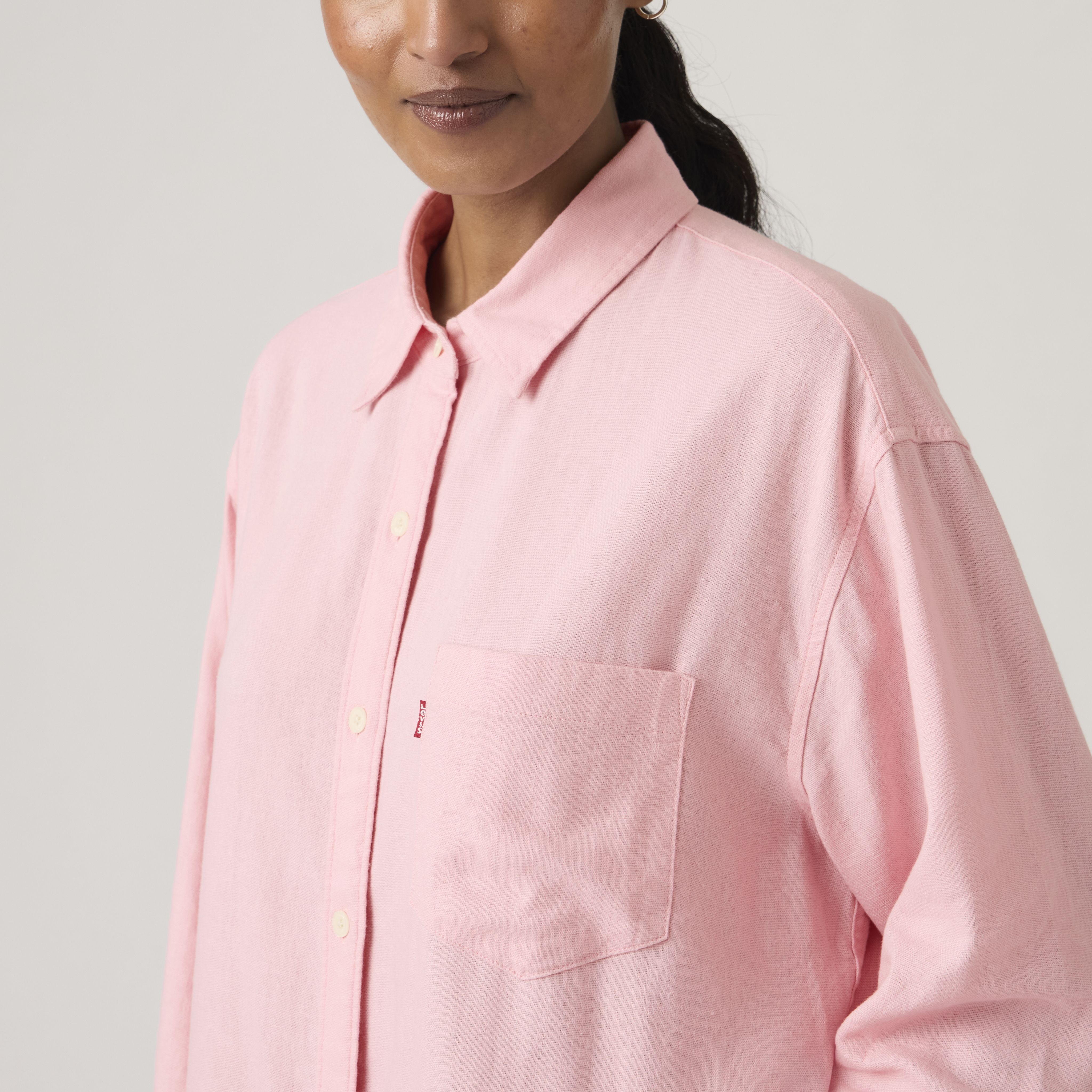 Garment Dye Harlie Boyfriend Shirt 2