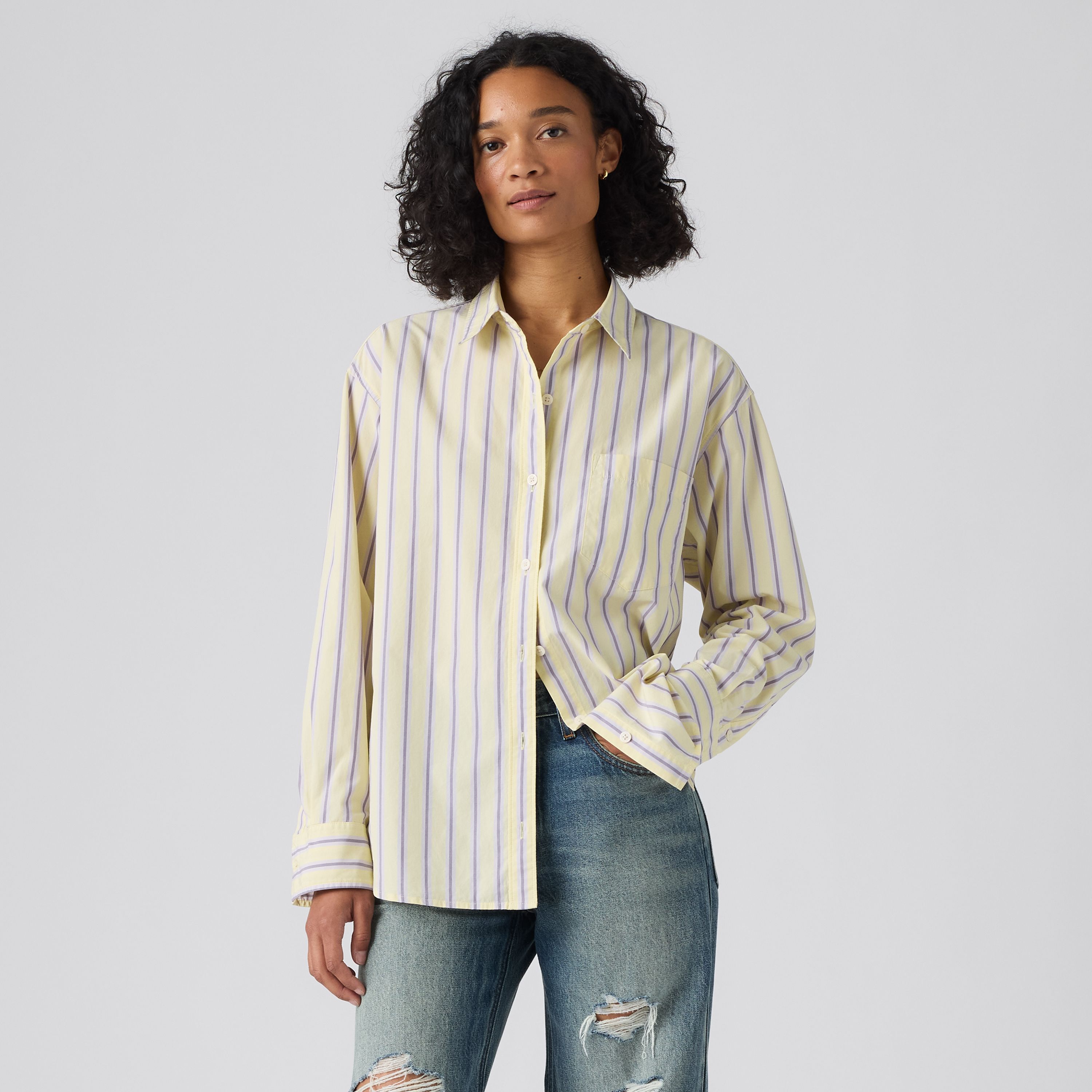 Harlie Boyfriend Button Down Shirt 3