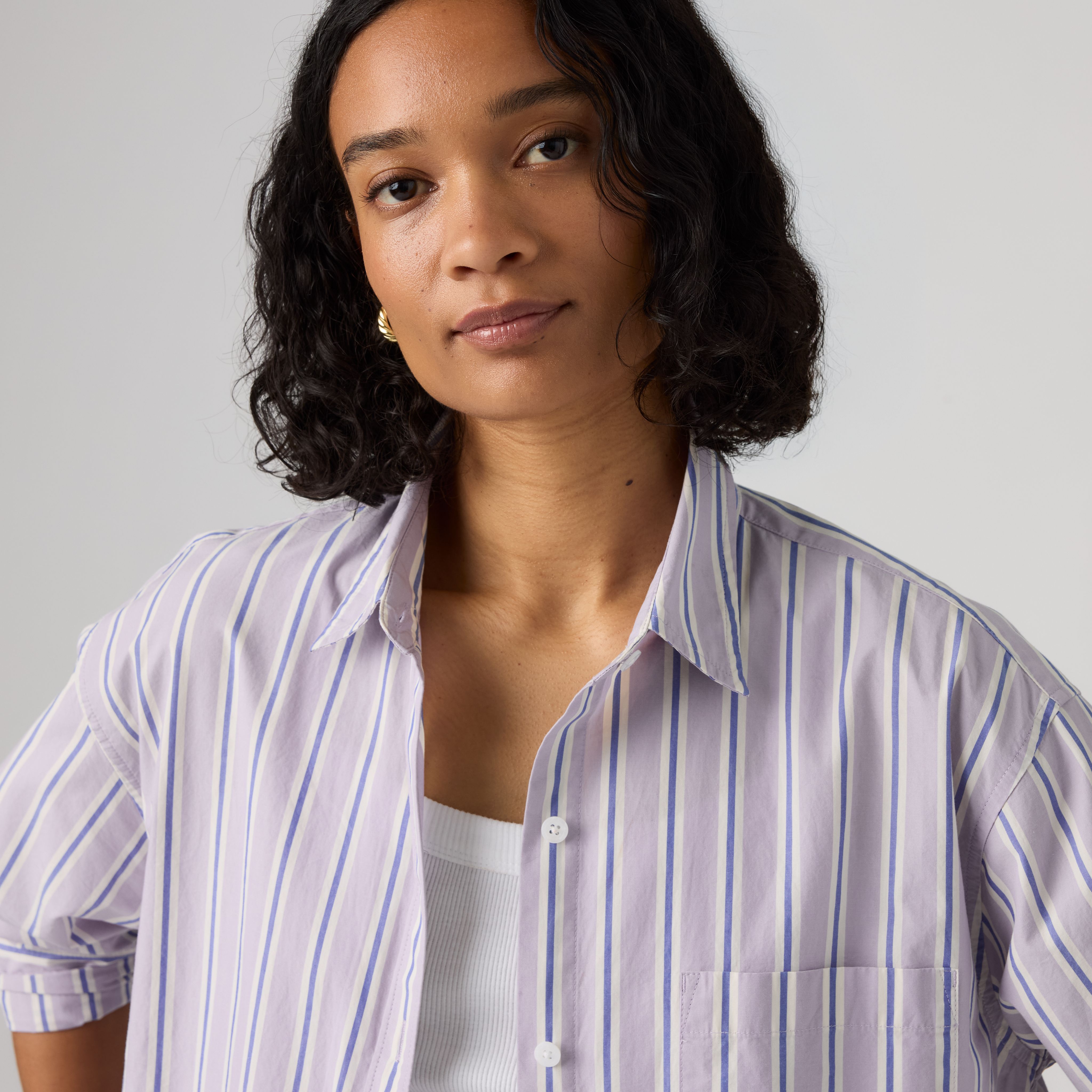 Harlie Boyfriend Button Down Shirt 2