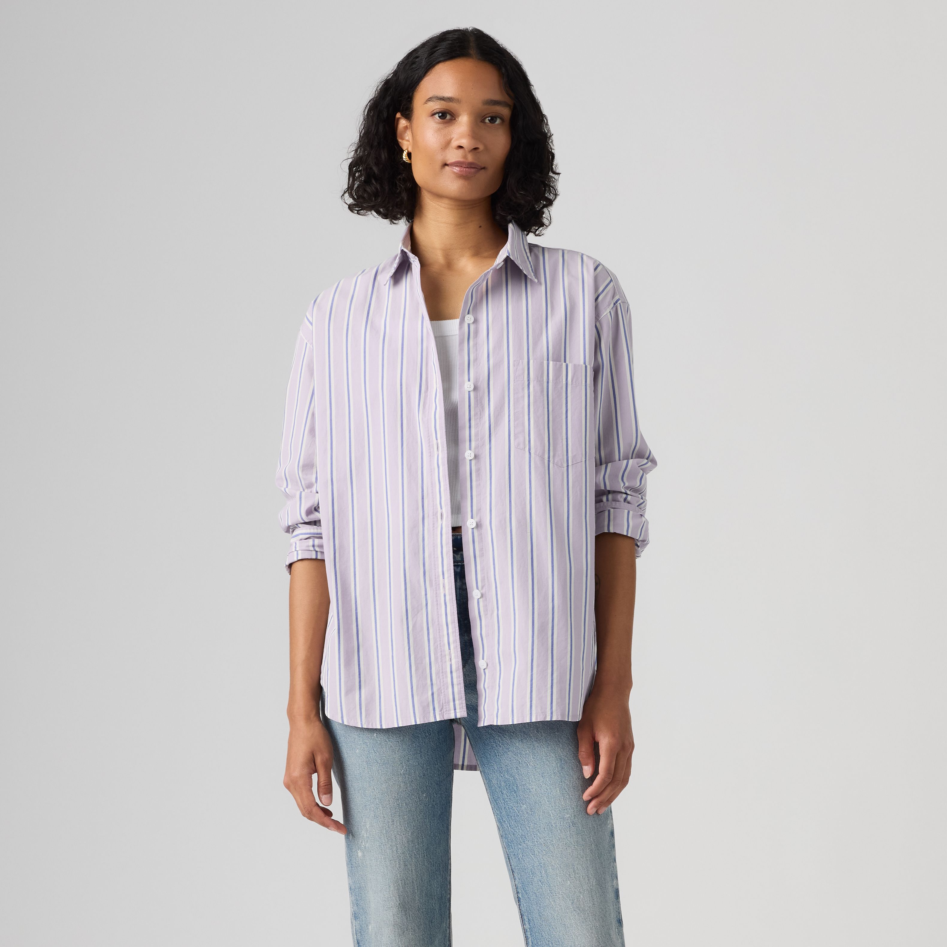 Harlie Boyfriend Button Down Shirt 3