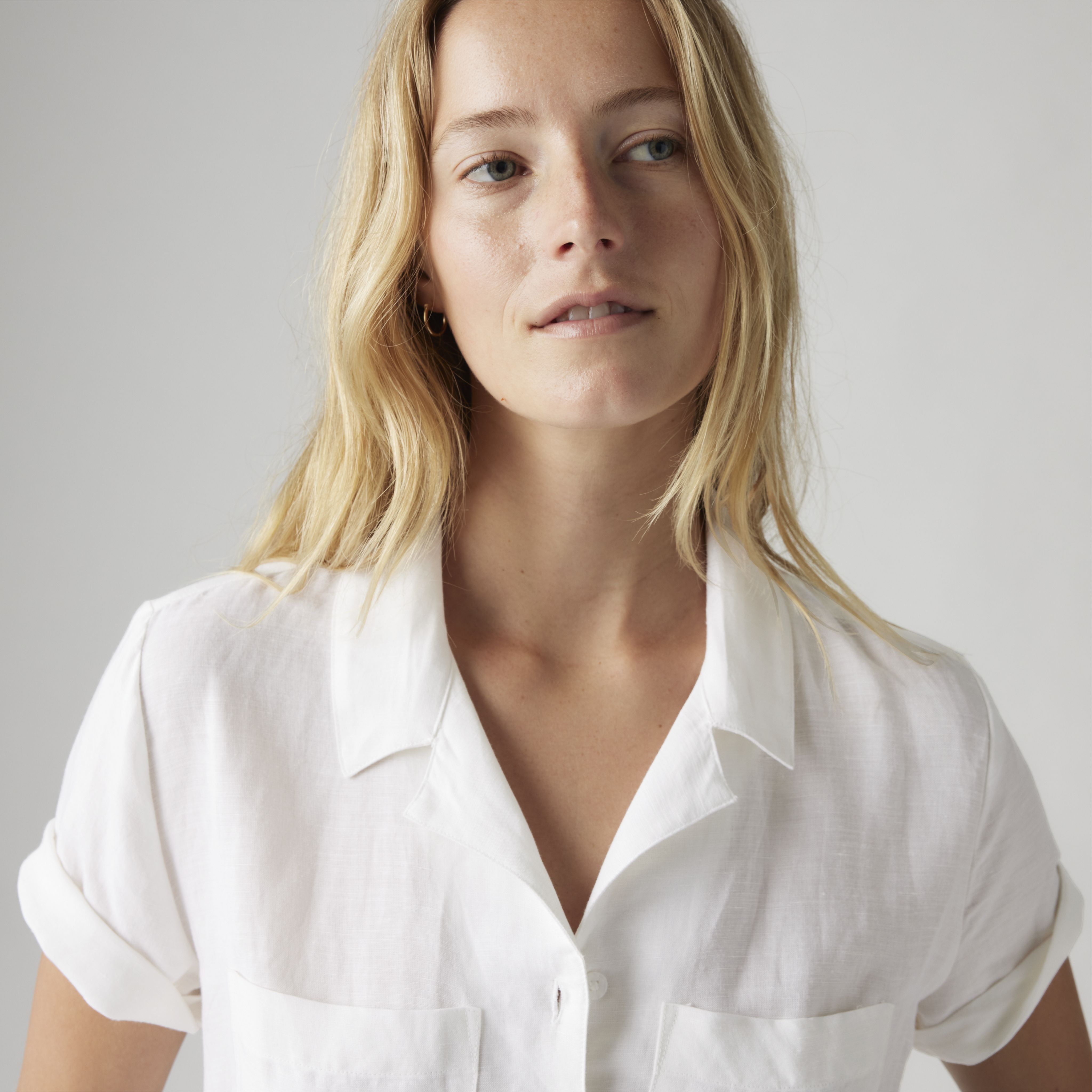 Sonny Linen Blend Camp Shirt 2