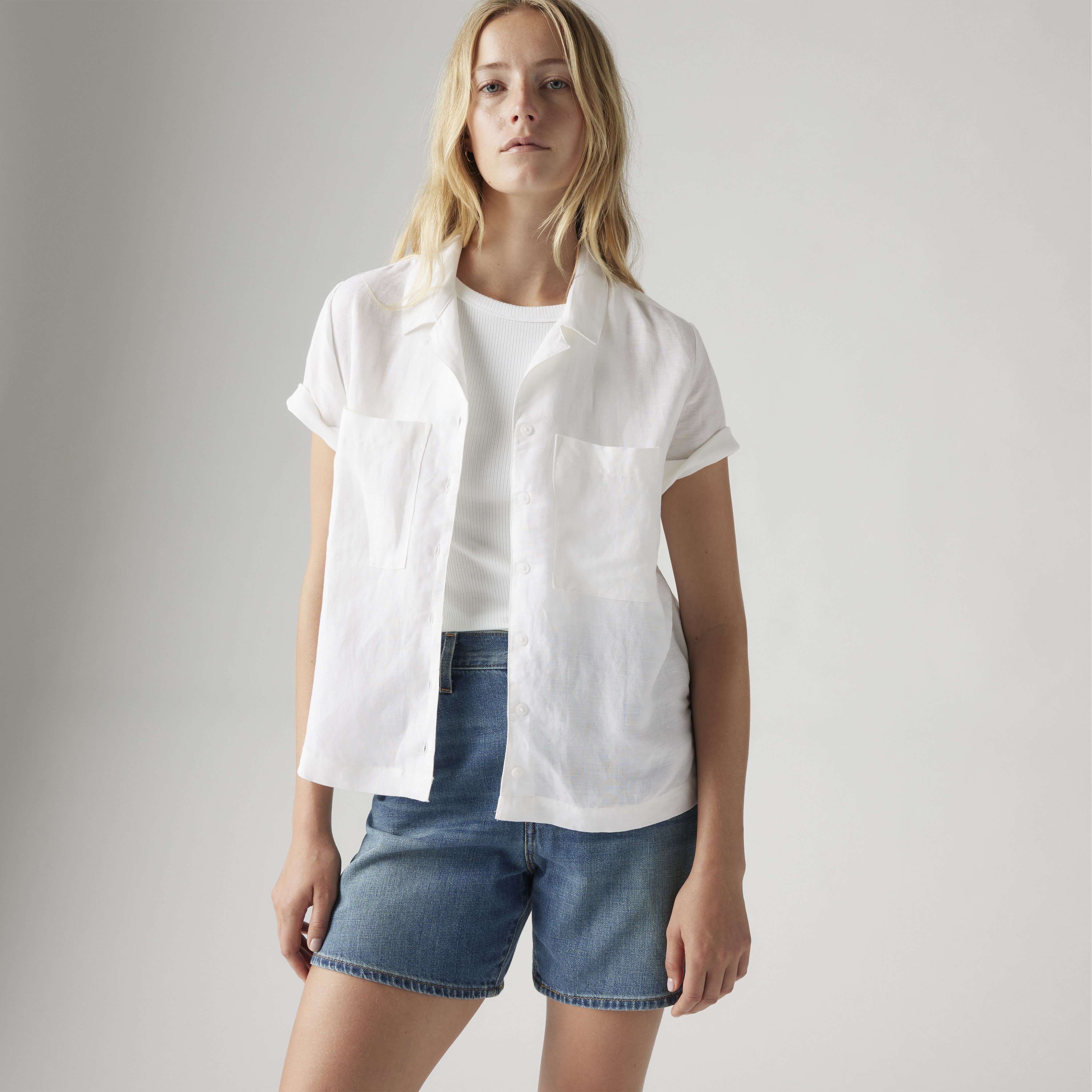 Sonny Linen Blend Camp Shirt 1