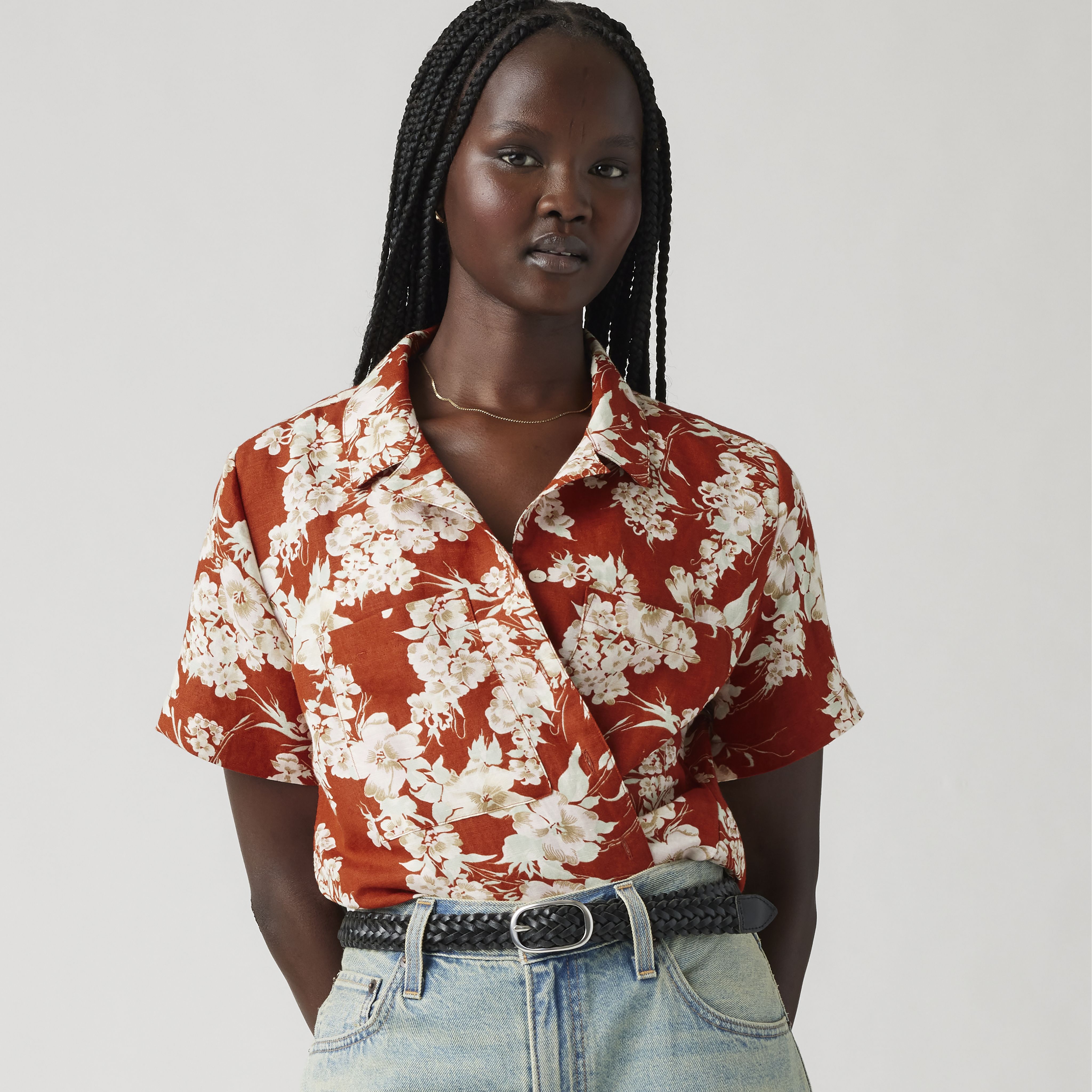 Sonny Linen Blend Camp Shirt 1
