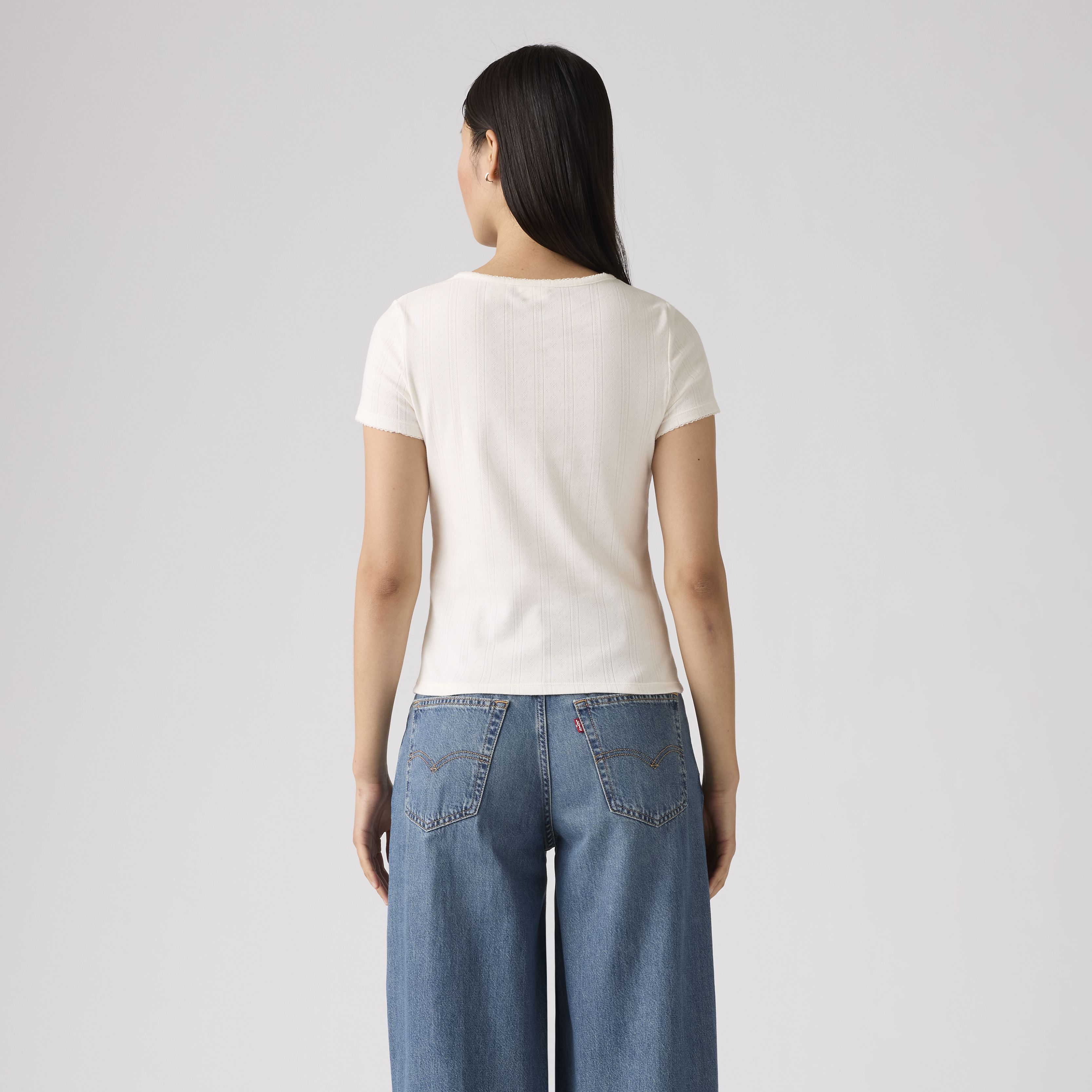 Dry Goods Women's Pointelle T-Shirt 3