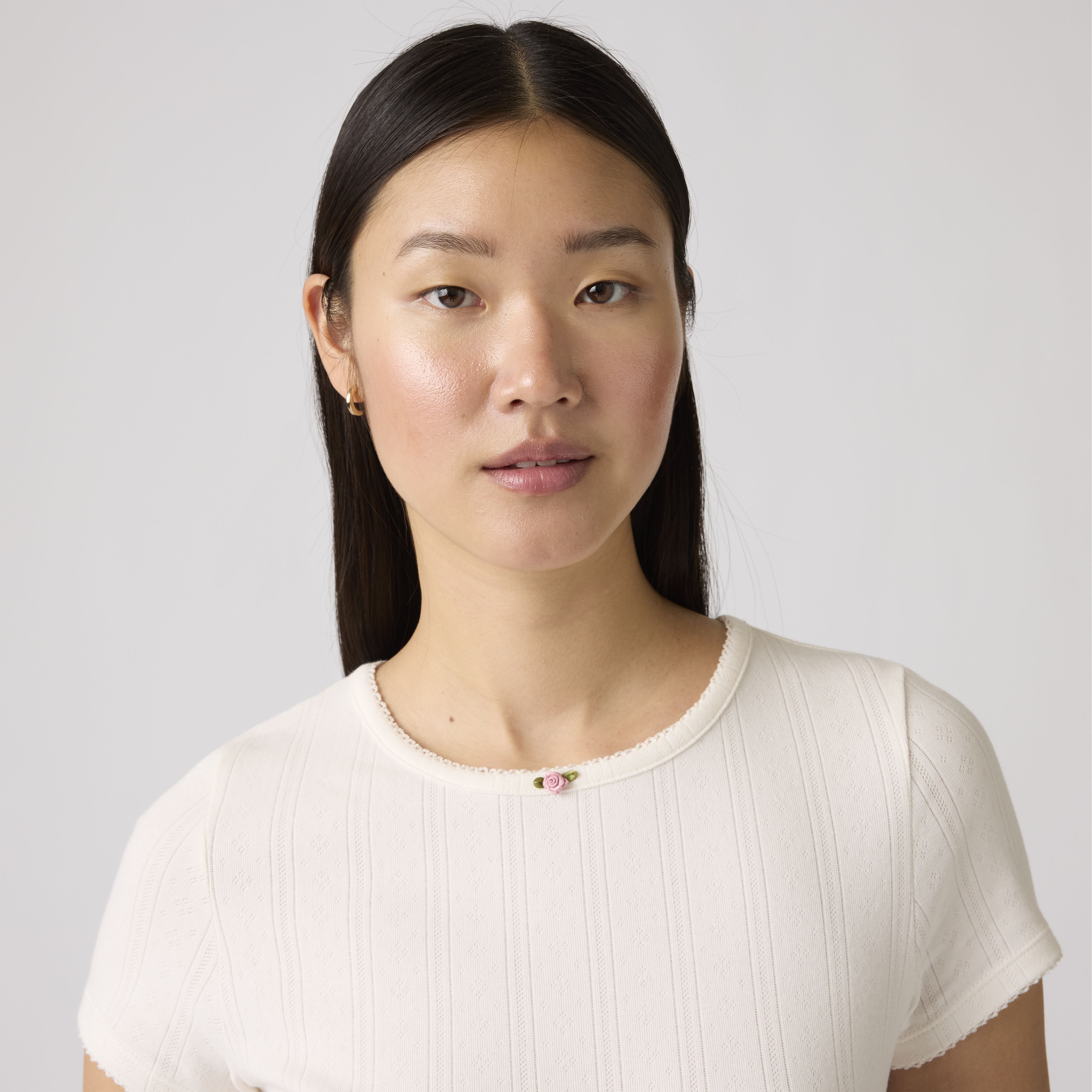 Dry Goods Women's Pointelle T-Shirt 4