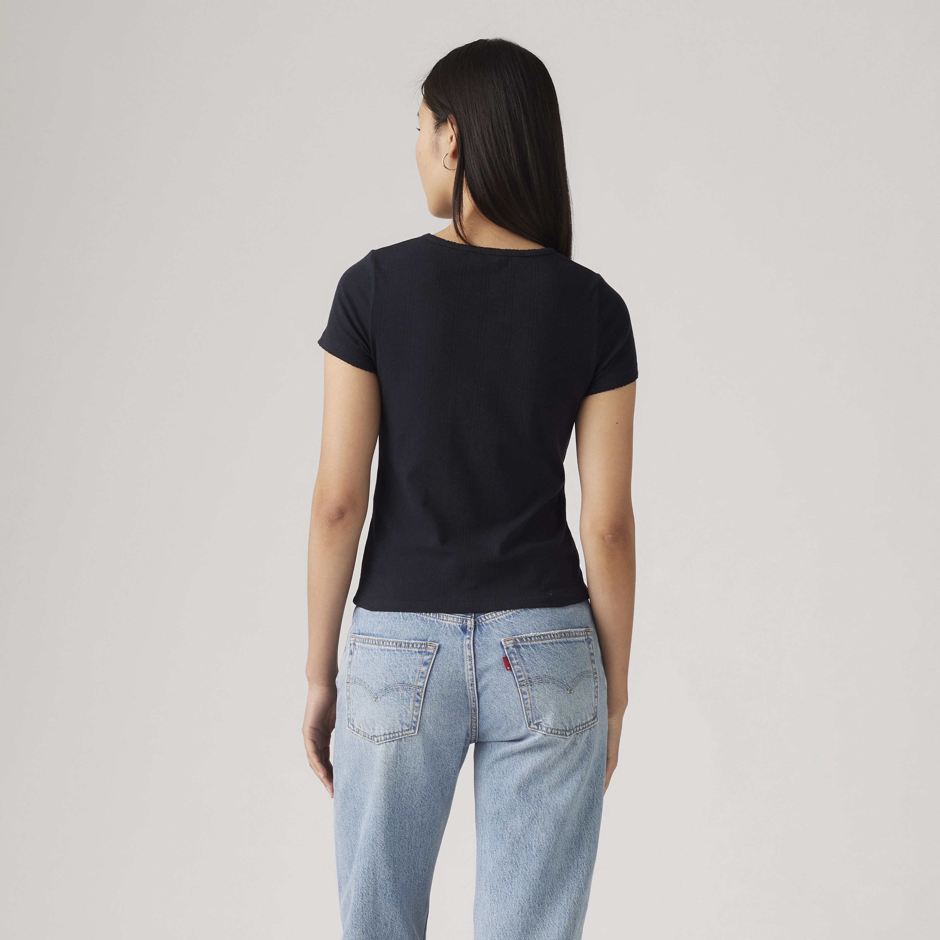 Dry Goods Women's Pointelle T-Shirt 4