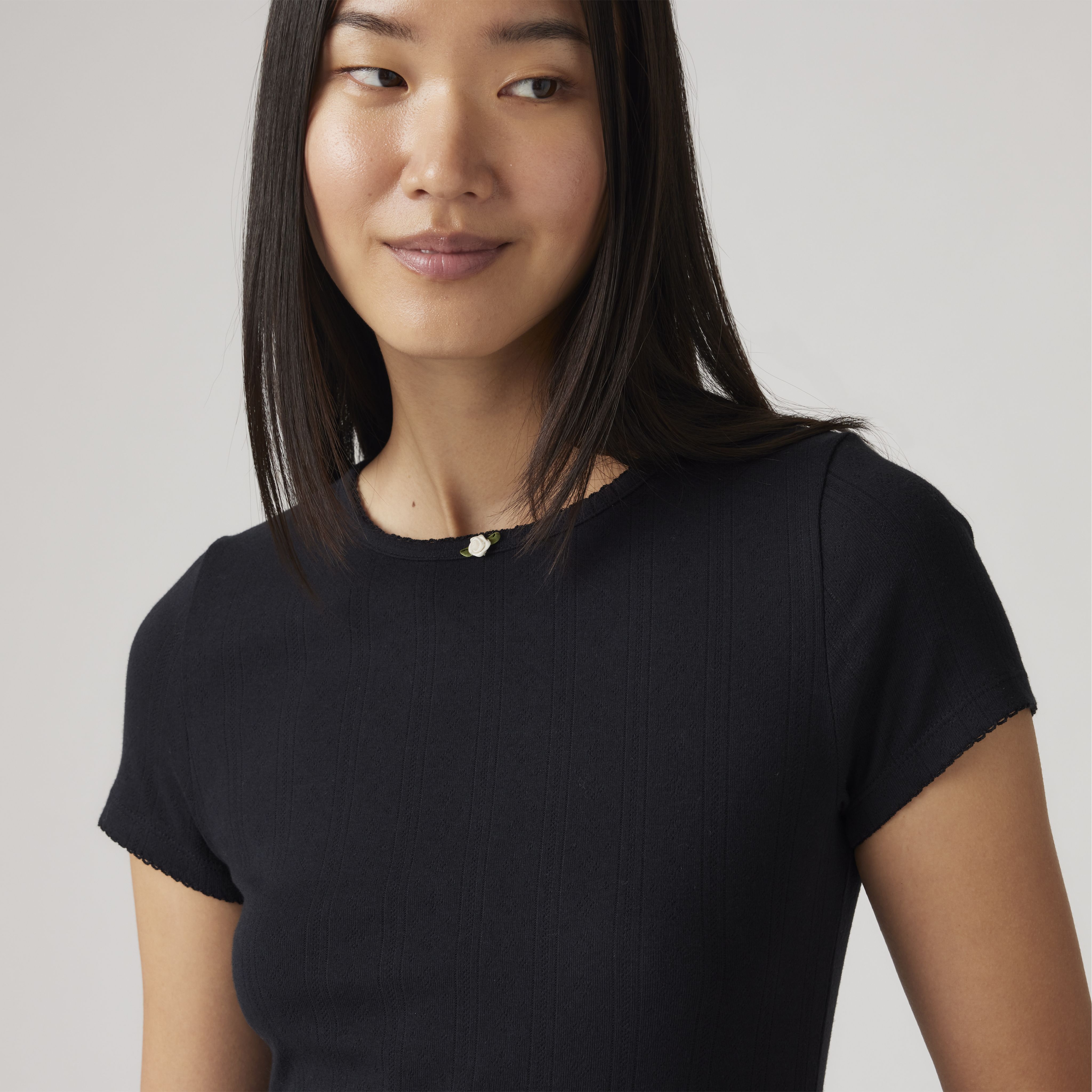 Dry Goods Women's Pointelle T-Shirt 2