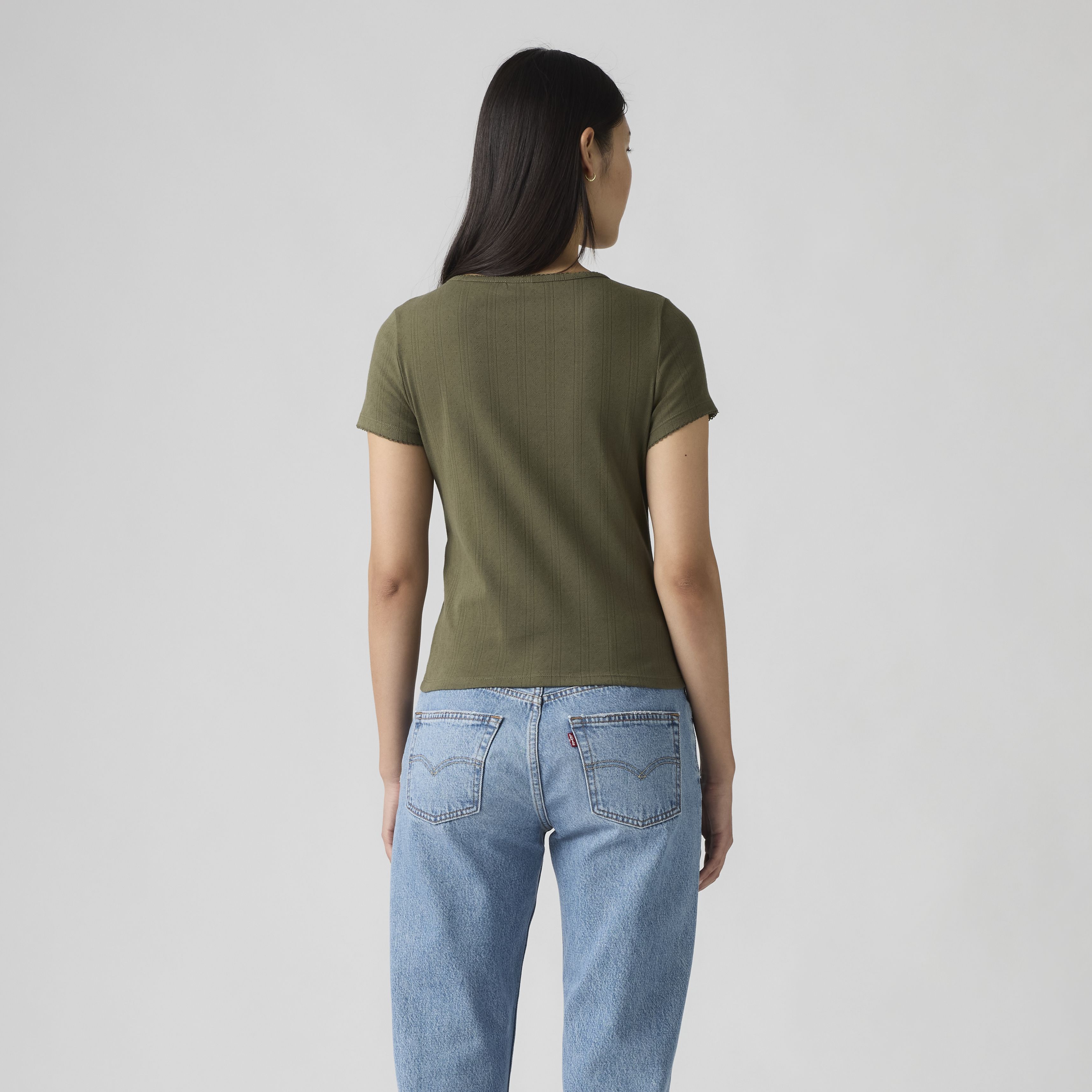 Dry Goods Women's Pointelle T-Shirt 4