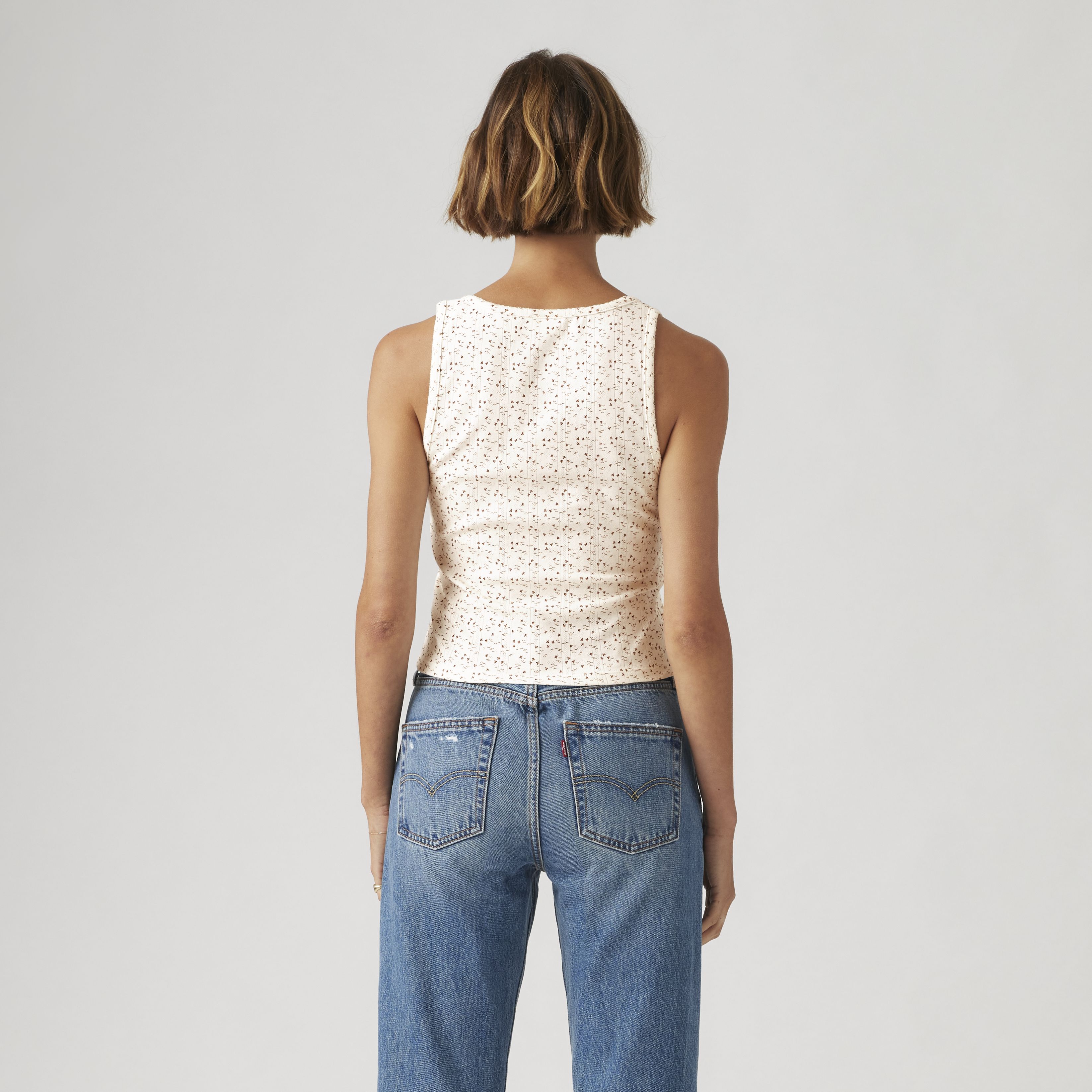 Dry Goods Women's Pointelle Tank Top 4