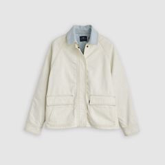 Lined Chore Coat — Blue Ecru Foam - White 6
