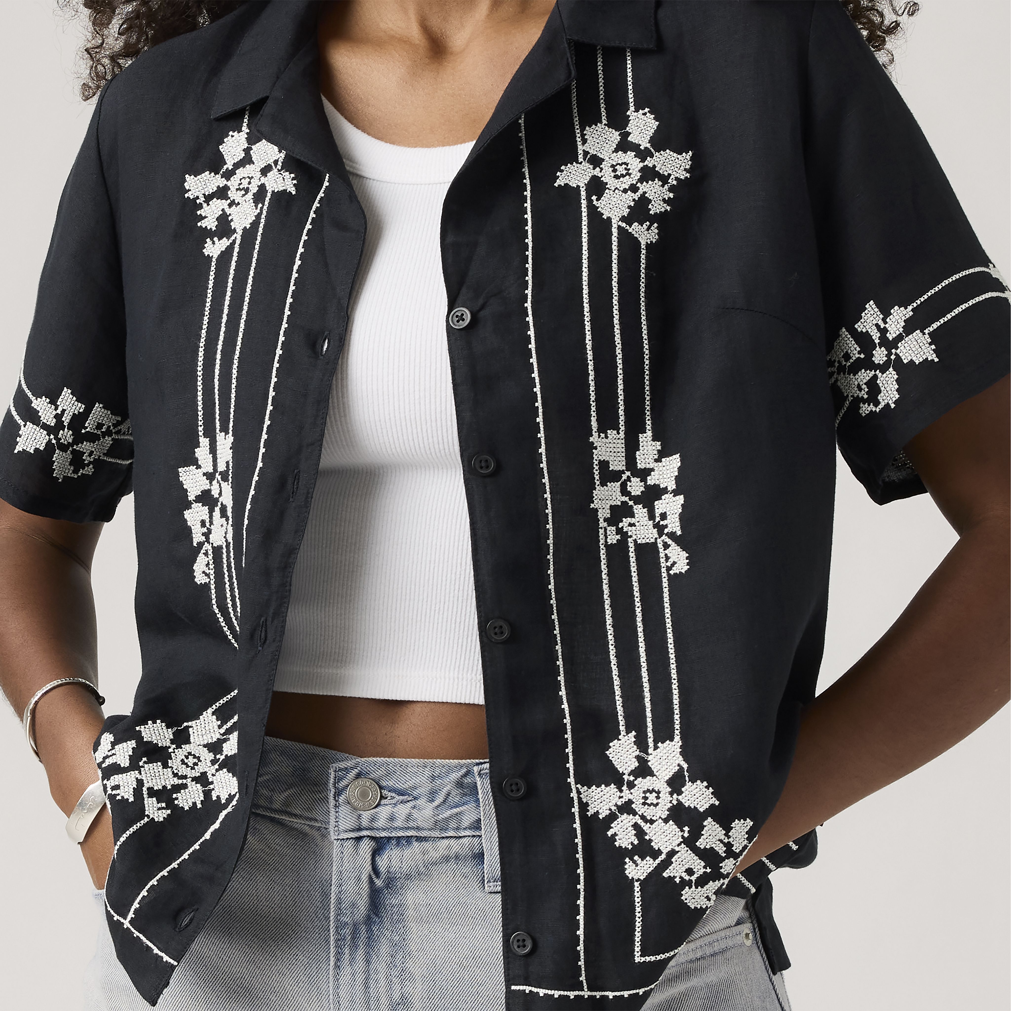 Sonny Linen Blend Camp Shirt 2