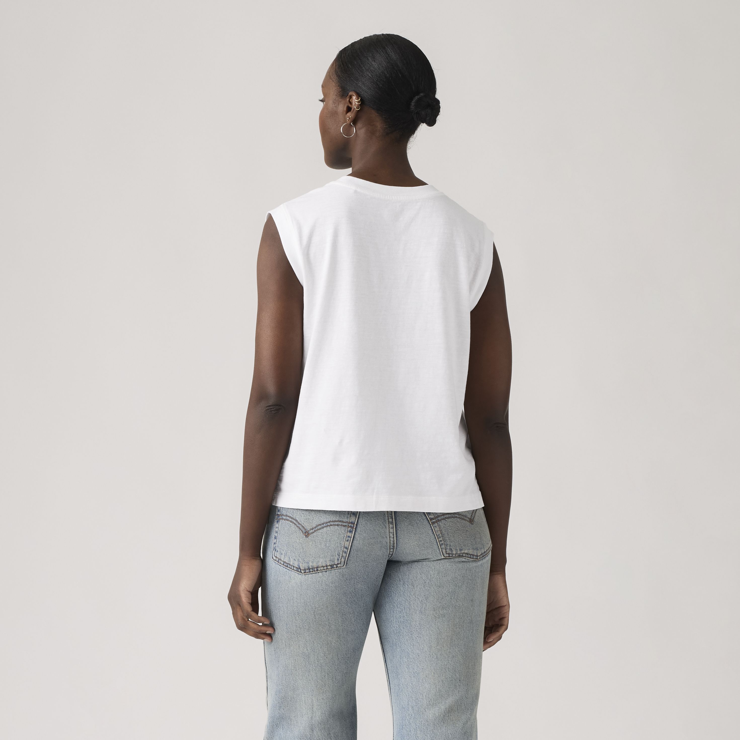Boxy tanktop met print 4