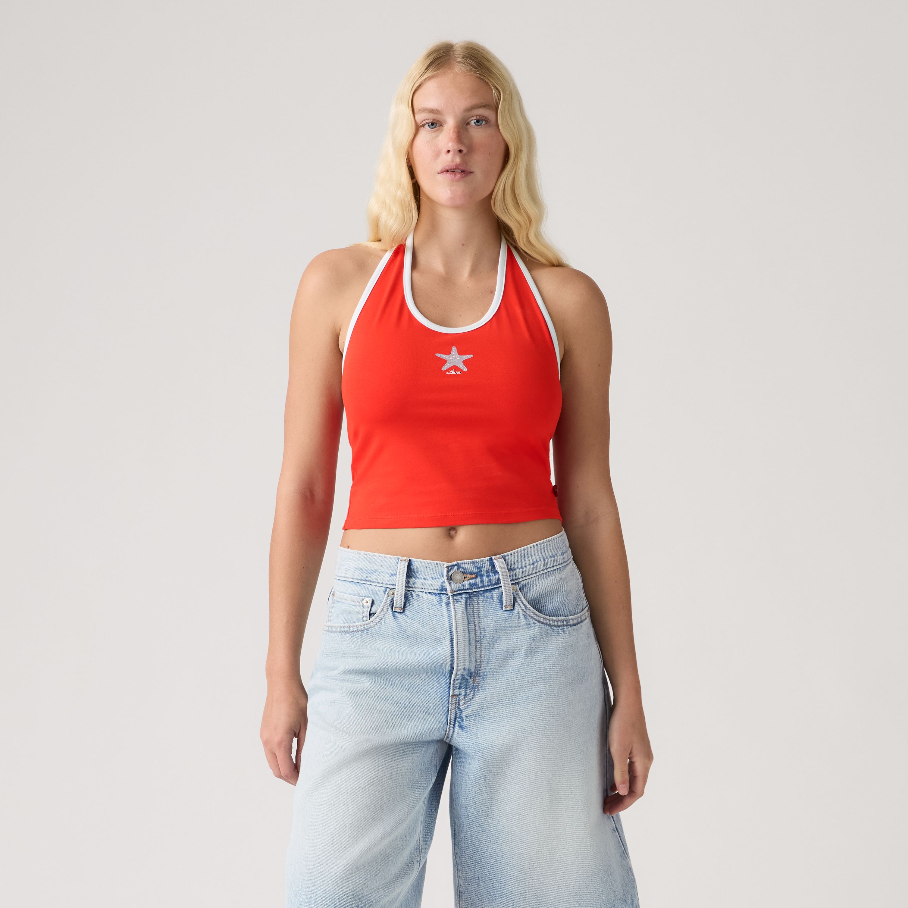 Graphic Ella Halter Top 1